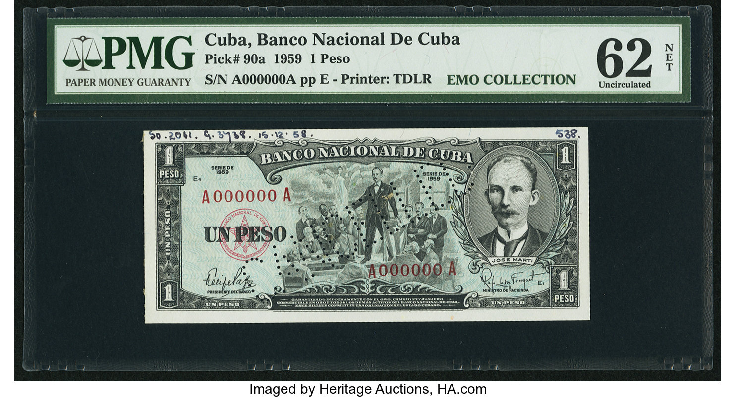 image for: Cuba  1 peso (B813as2)