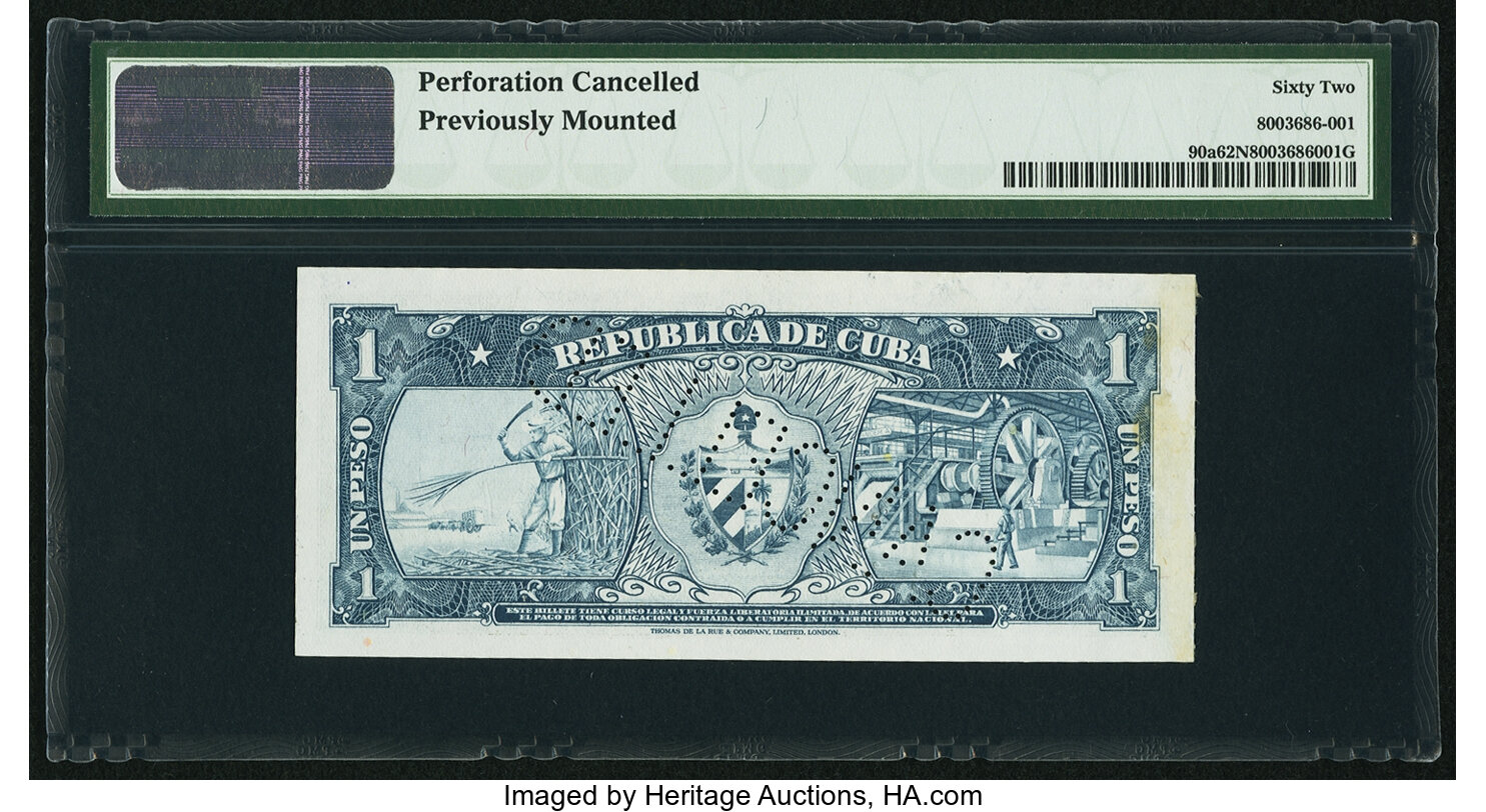 image for: Cuba  1 peso (B813a)