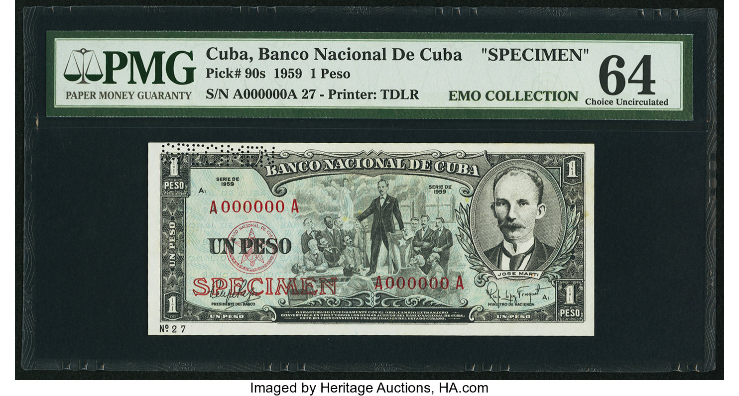 image for: Cuba  1 peso (B813az)