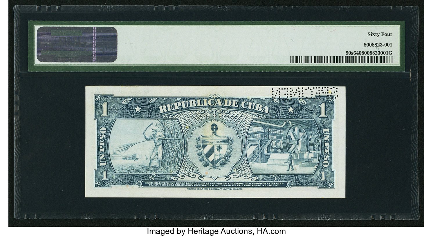 image for: Cuba  1 peso (B813az)