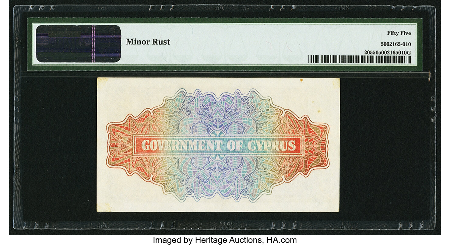 image for: Cyprus  1 shilling (B120bs)