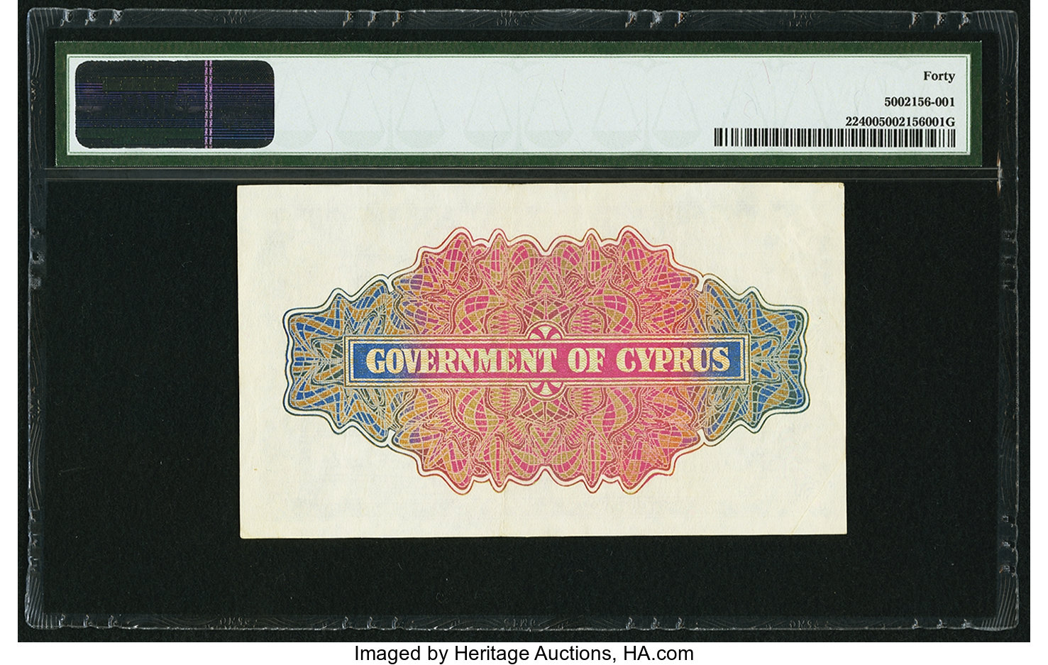 image for: Cyprus  5 shillings (B122a)