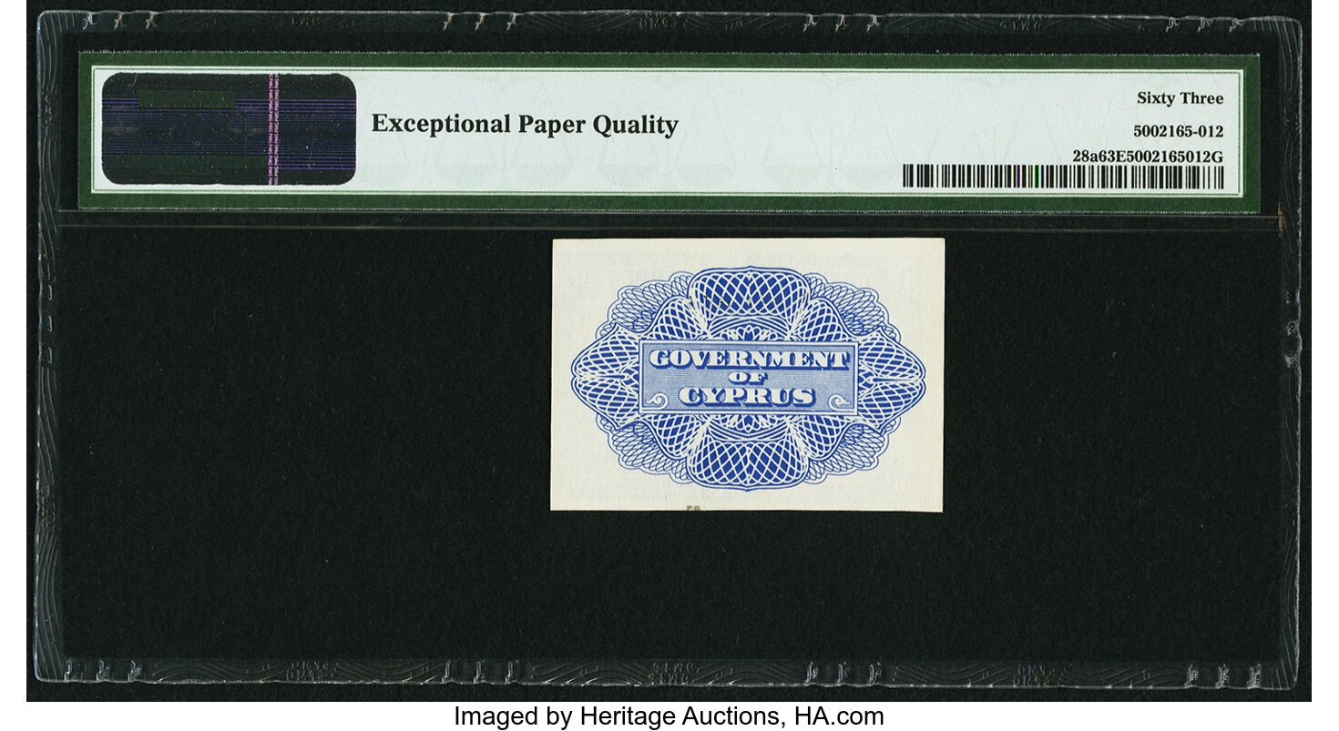 image for: Cyprus  3 piastres (B128a)