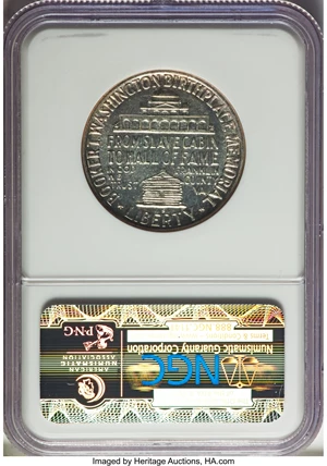image for: 1948-S 50C Booker T. Washington MS65 Prooflike NGC....