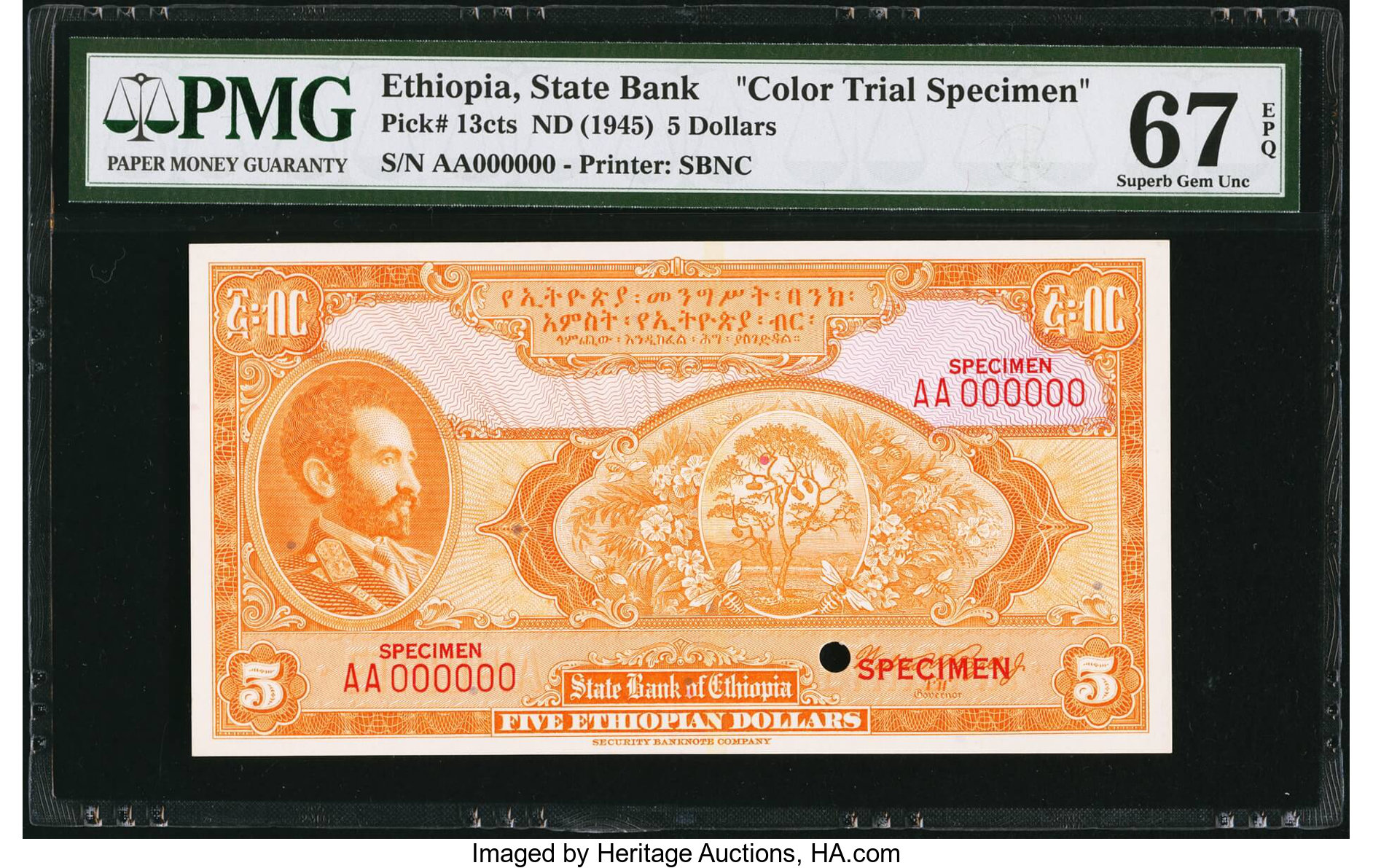 image for: Ethiopia  5 Ethiopian dollars(B202b)