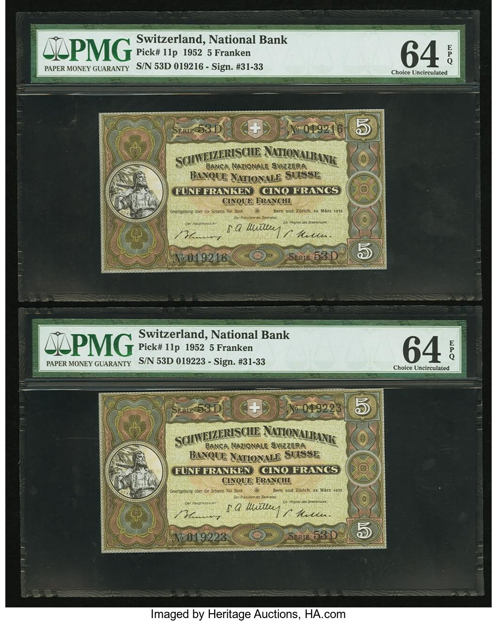 image for: Switzerland  5 francs (B305r)