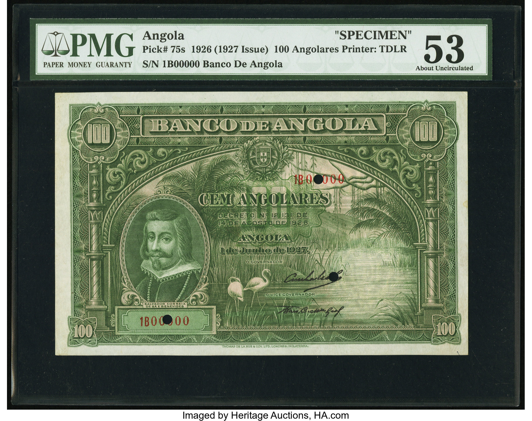 image for: Angola  100 angolares(B405cs2)