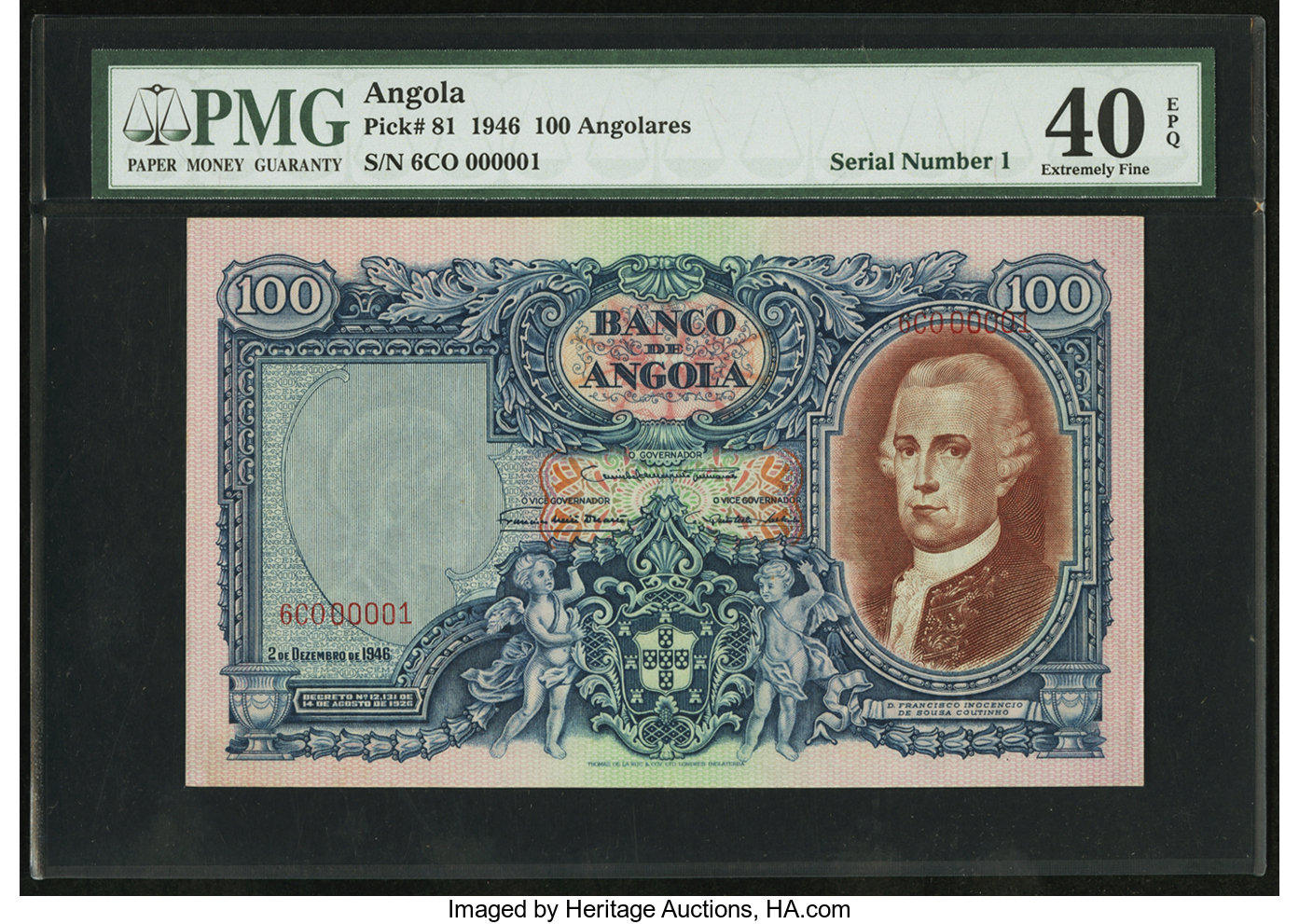 image for: Angola  100 angolares(B411a)