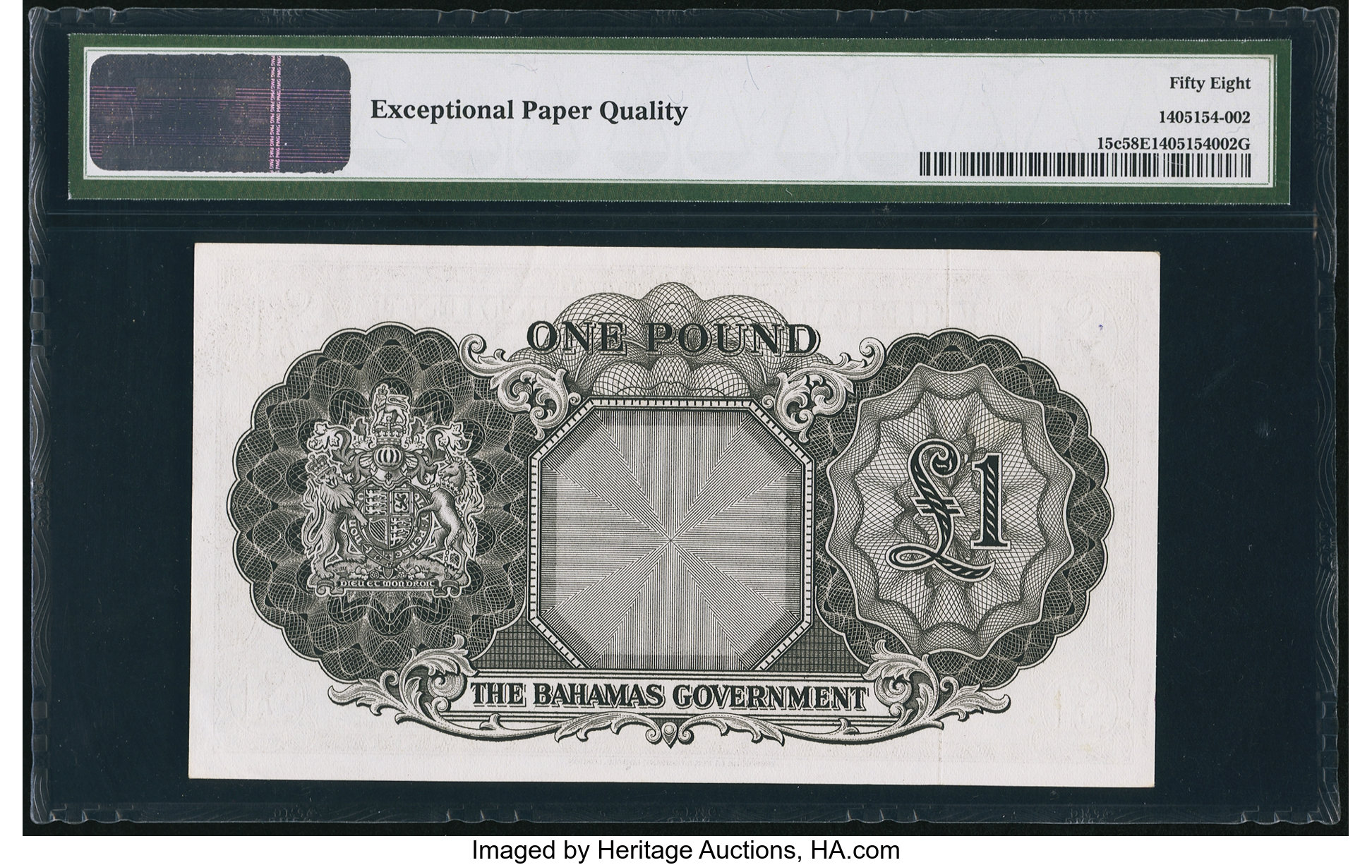 image for: Bahamas  1 pound(B114cs)