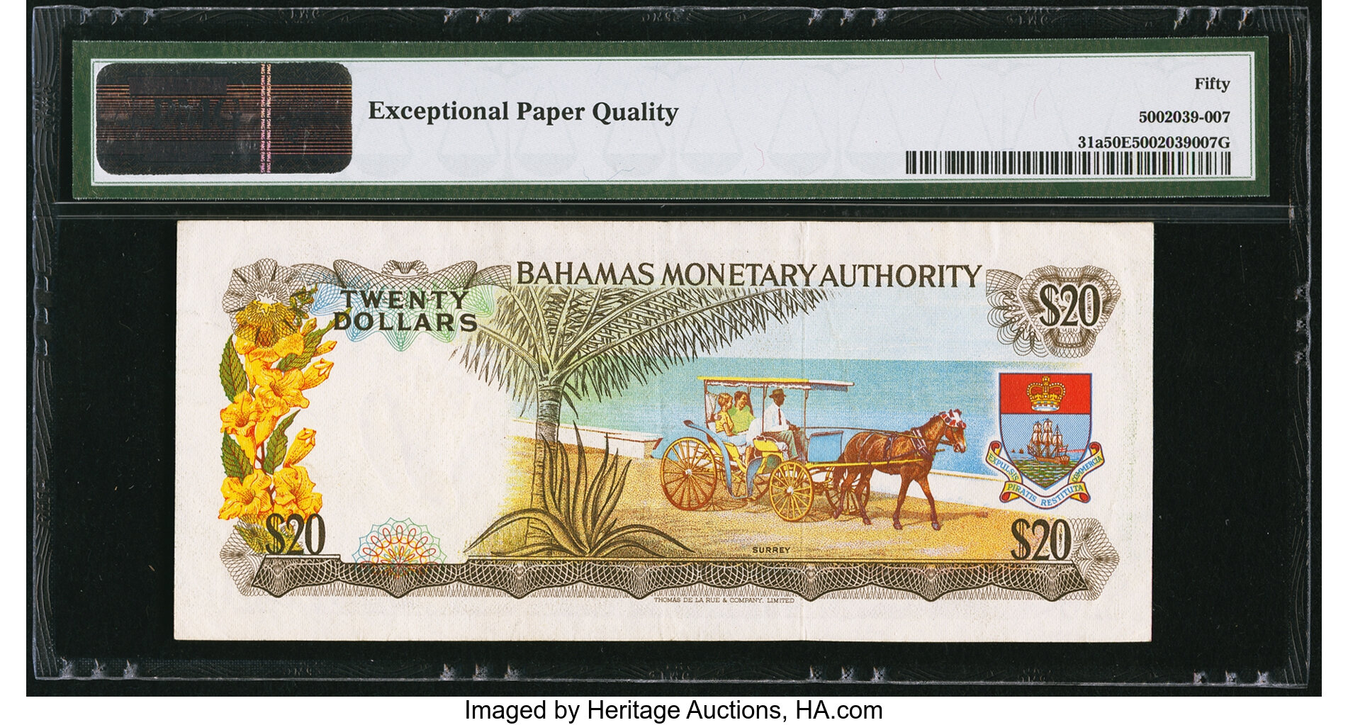 image for: Bahamas  20 dollars (B206a)