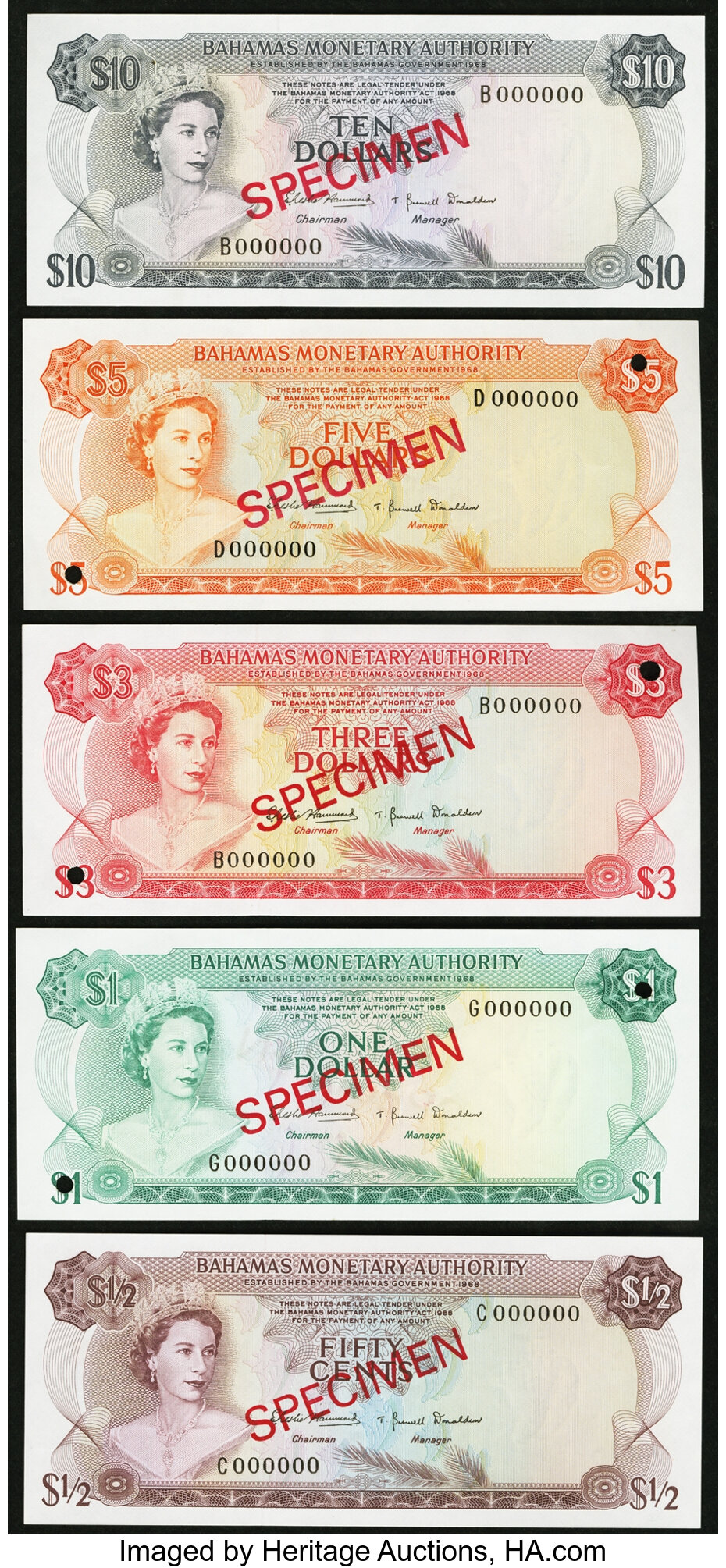 image for: Bahamas  20 dollars (B206as2)