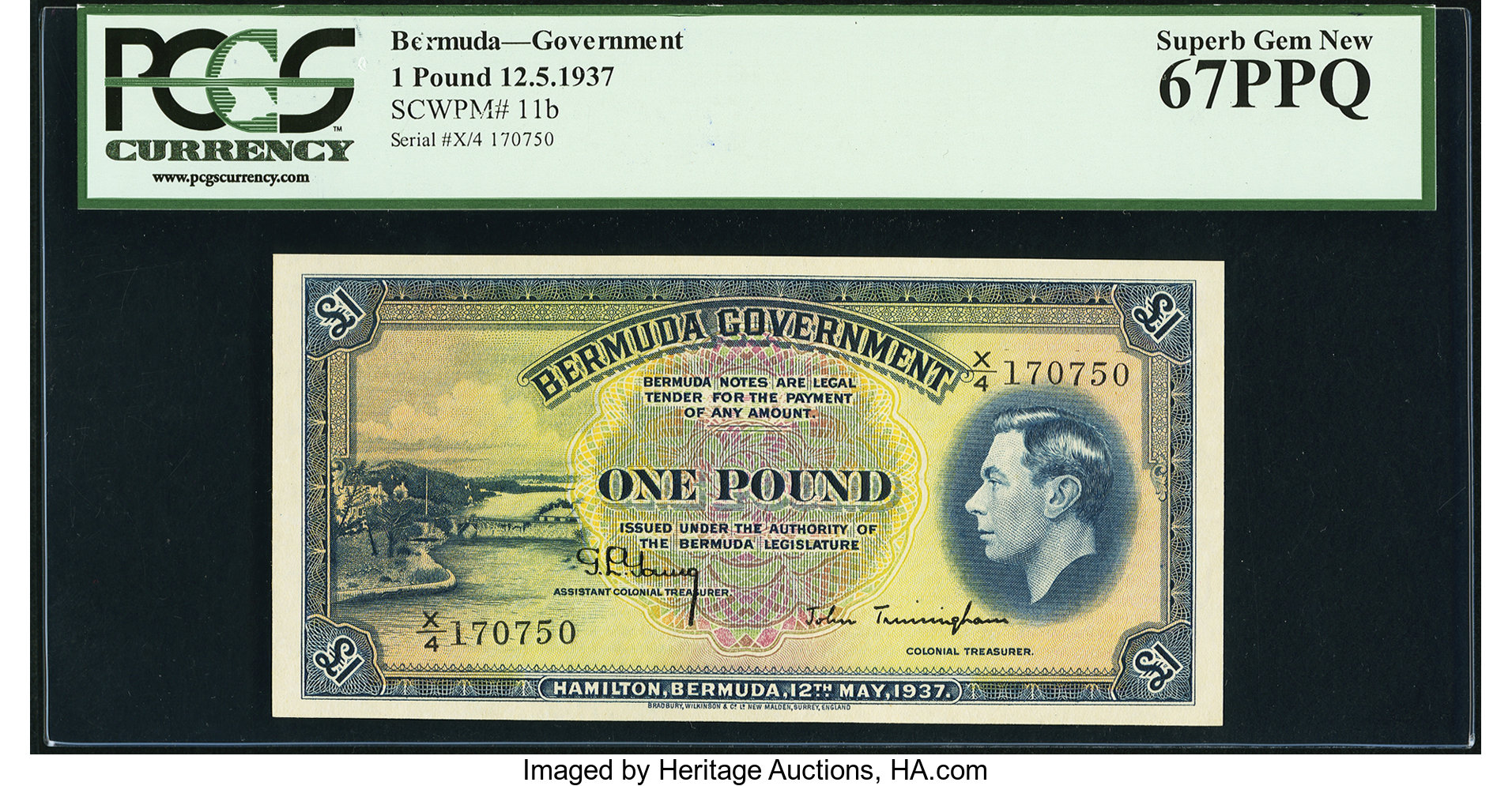 image for: Bermuda  1 pound(B111b)