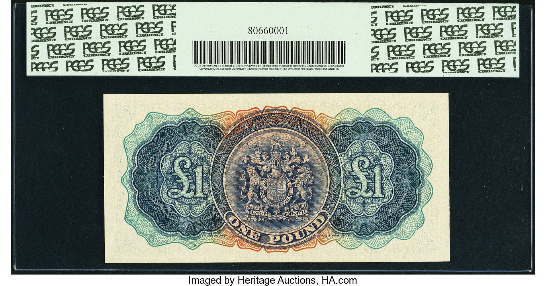 image for: Bermuda  1 pound(B111b)