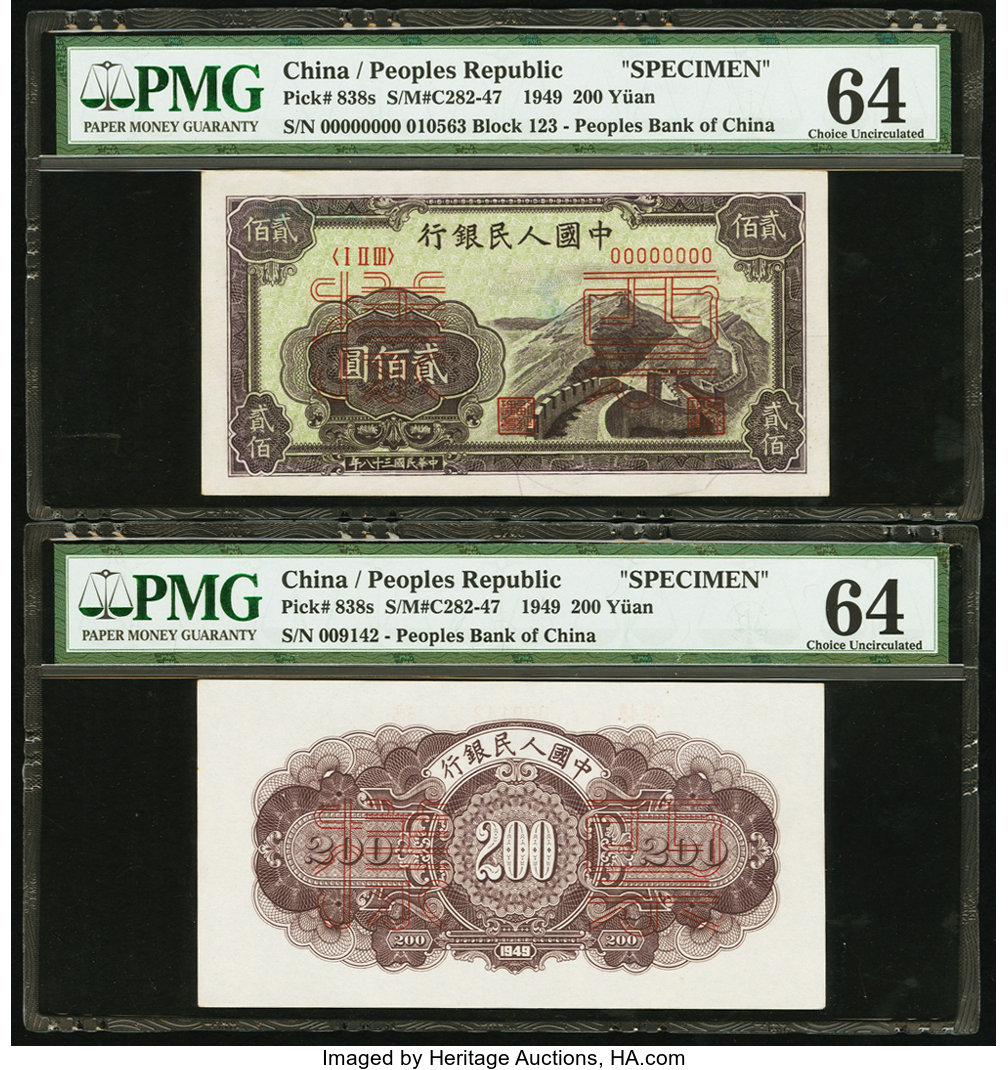 image for: China National Banks  ??? (200 yuan)(B4044a)