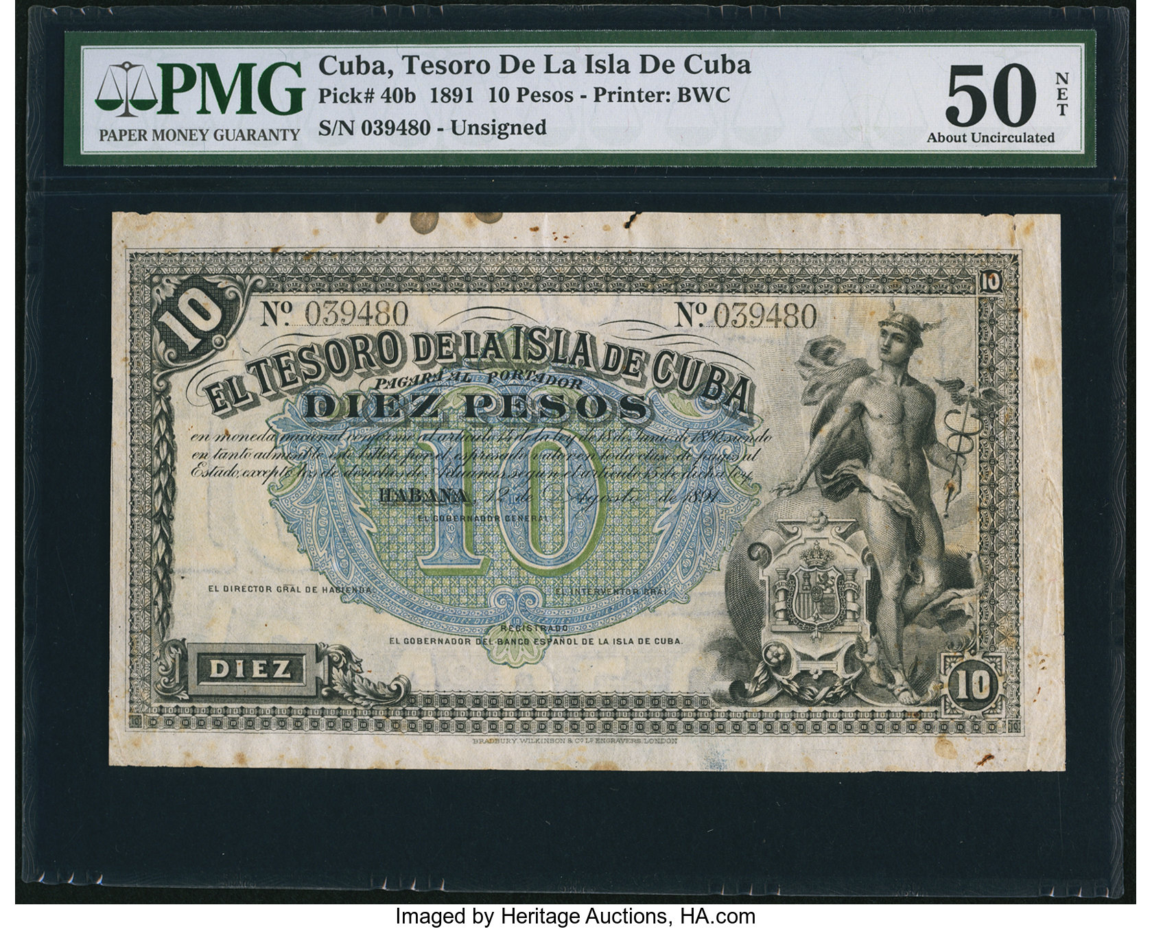image for: Cuba  10 pesos(B202as)