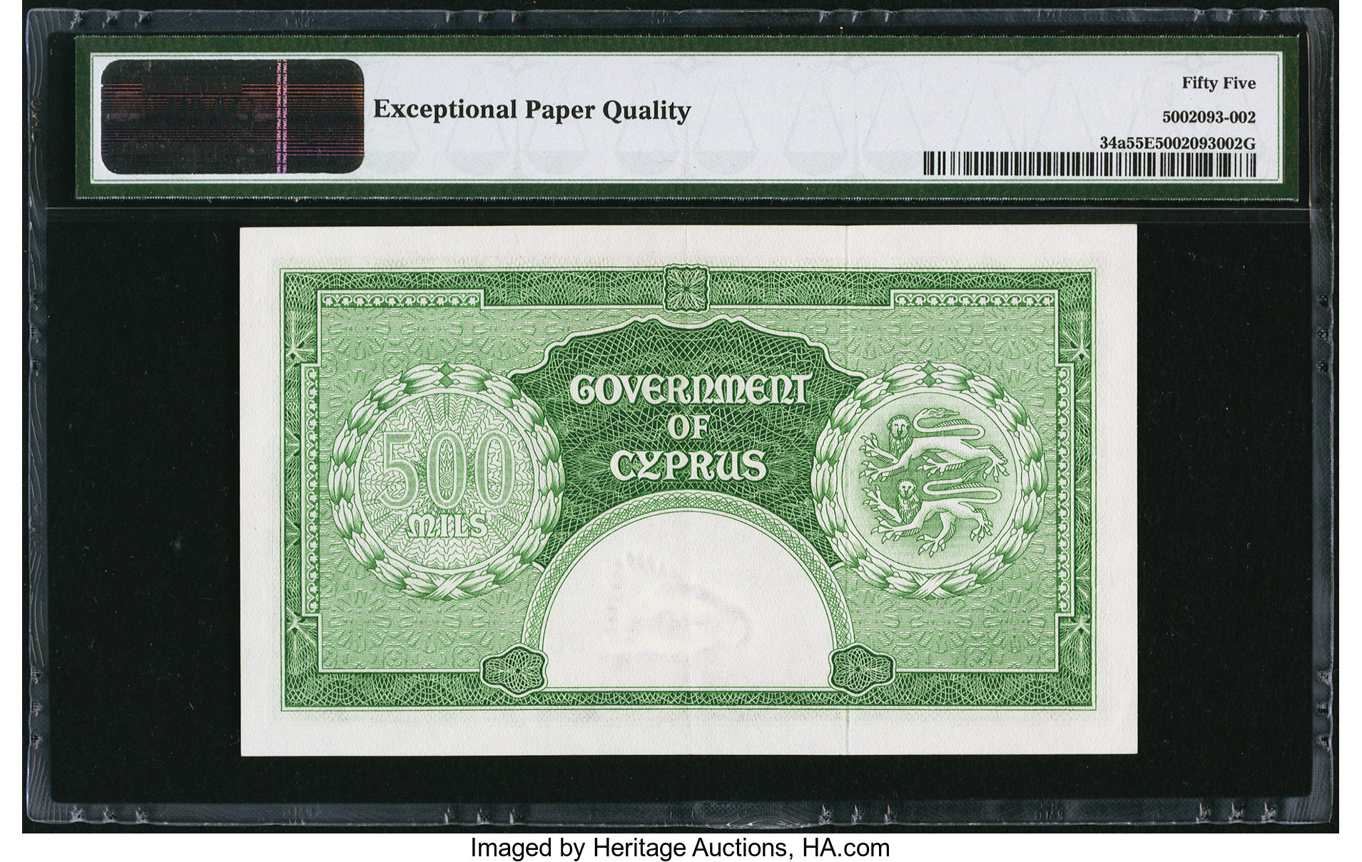 image for: Cyprus  500 mils (B134a)