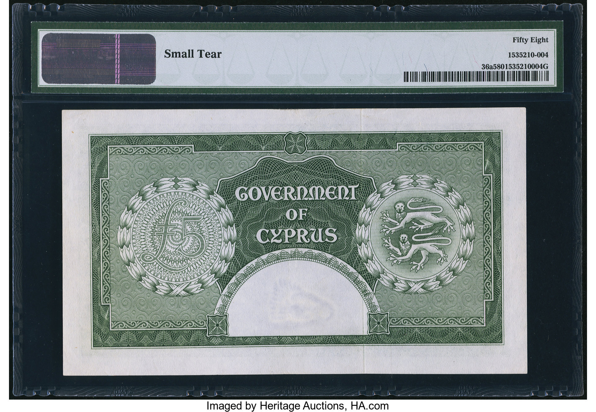 image for: Cyprus  5 pounds (B136ds1)