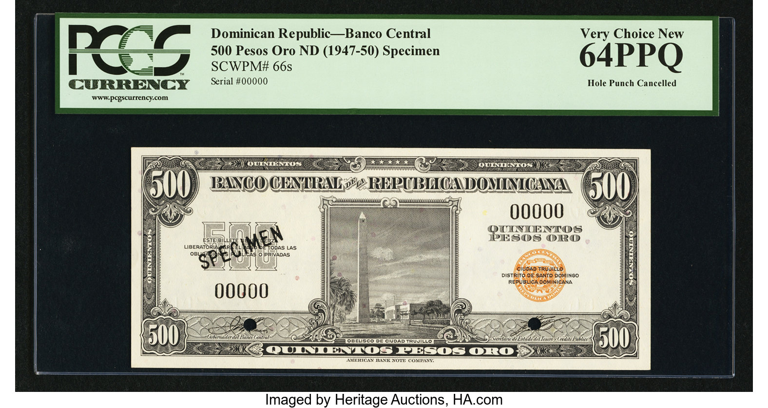 image for: Dominican Republic  500 pesos oro (B607a)