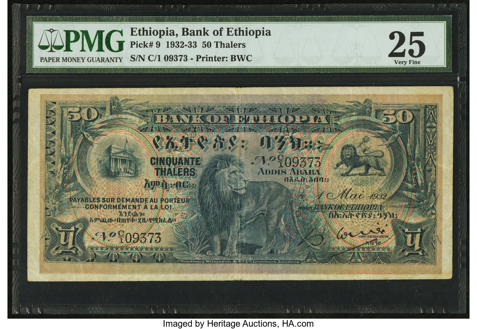 image for: Ethiopia  50 thalers(B104p)