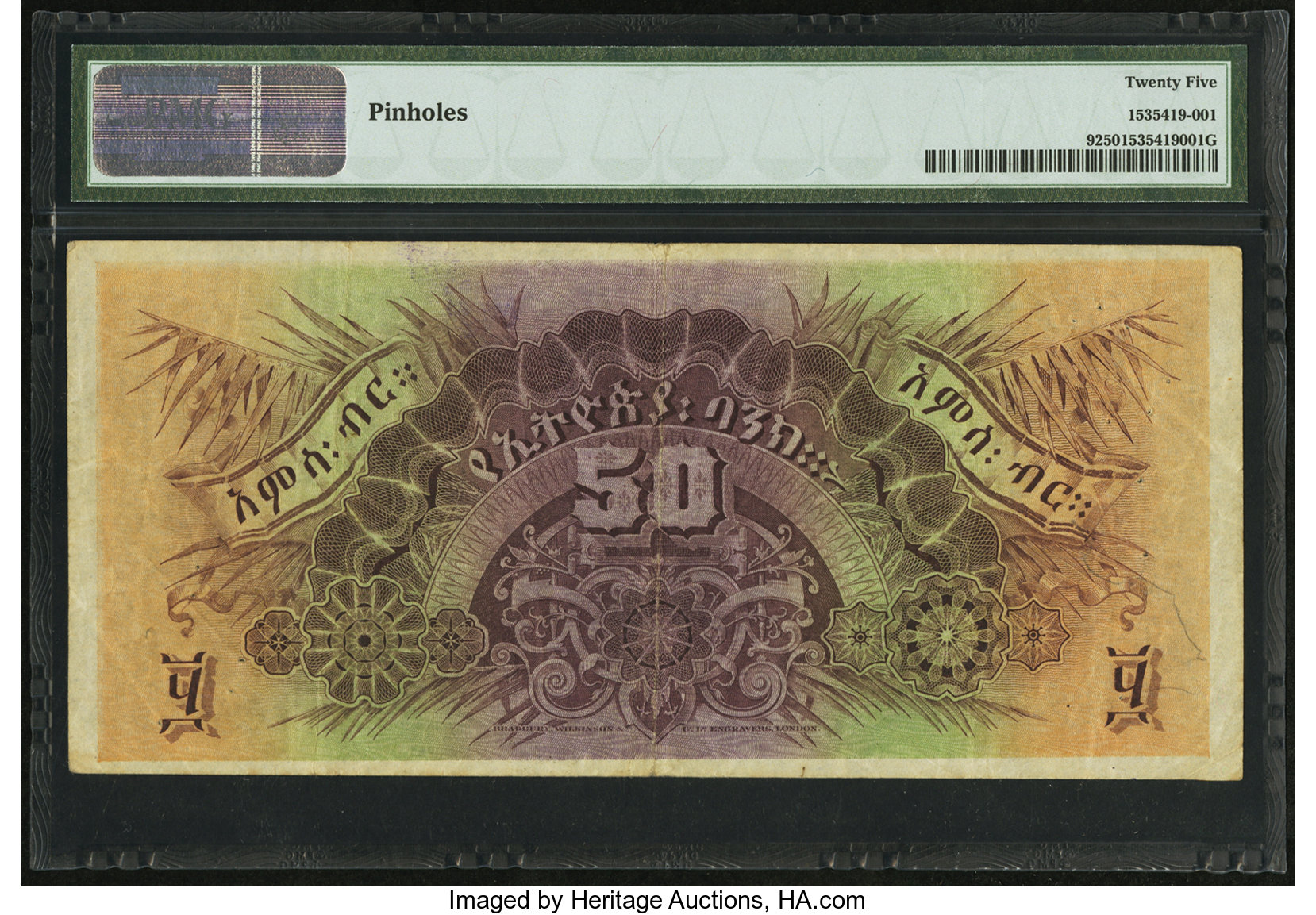 image for: Ethiopia  50 thalers(B104bs)