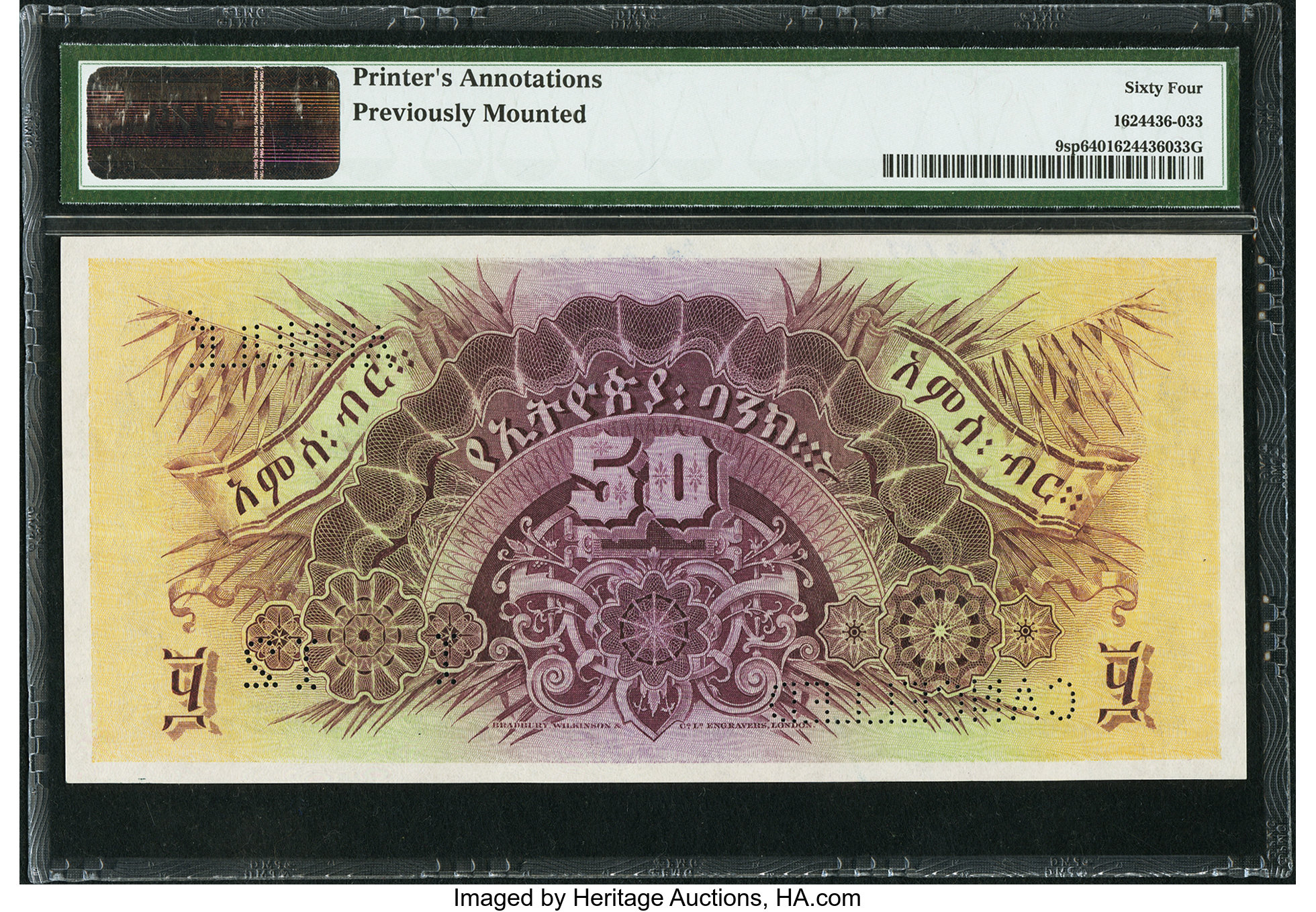 image for: Ethiopia  50 thalers(B104a)