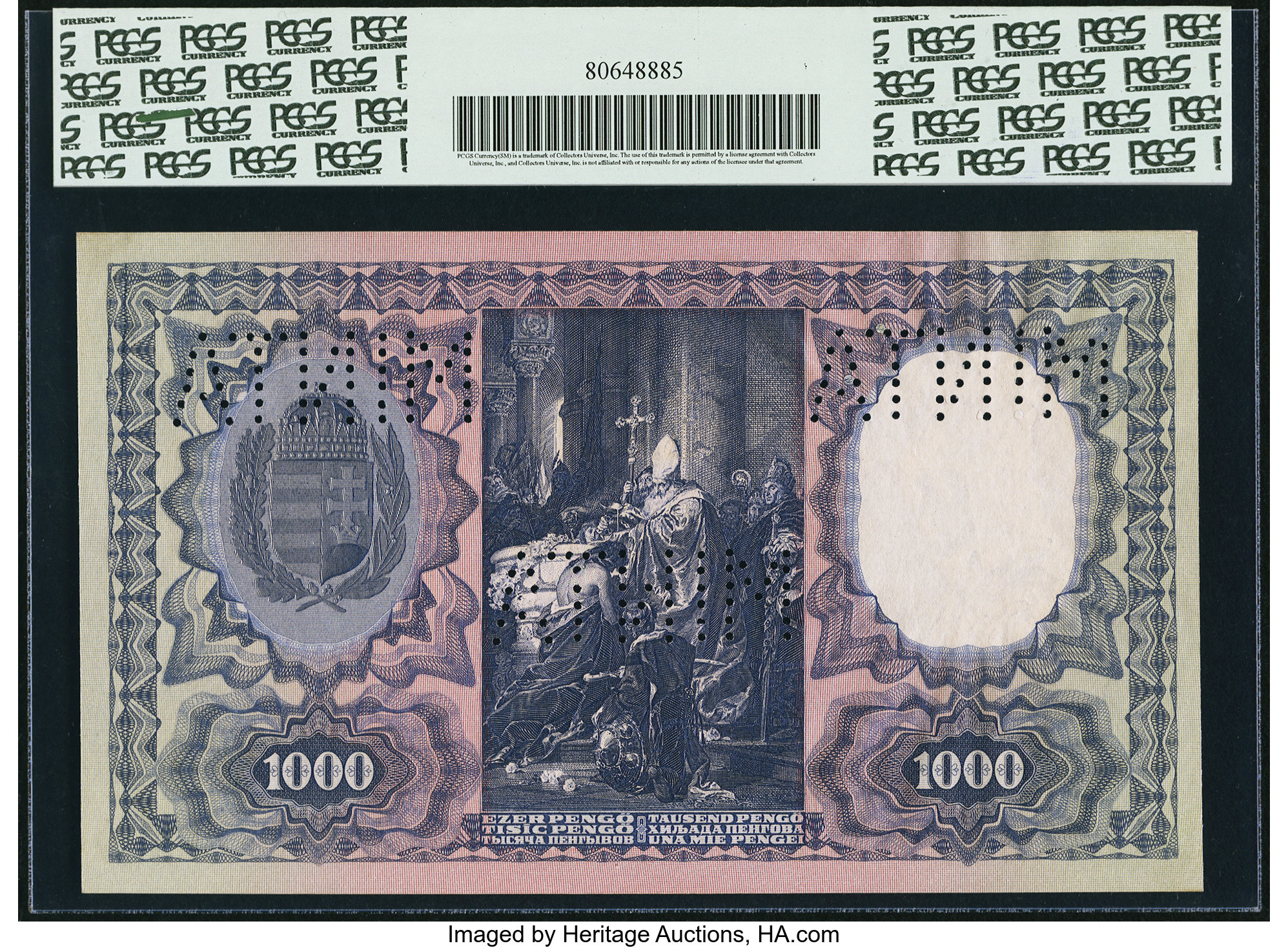 image for: Hungary  1,000 peng?(B511a)
