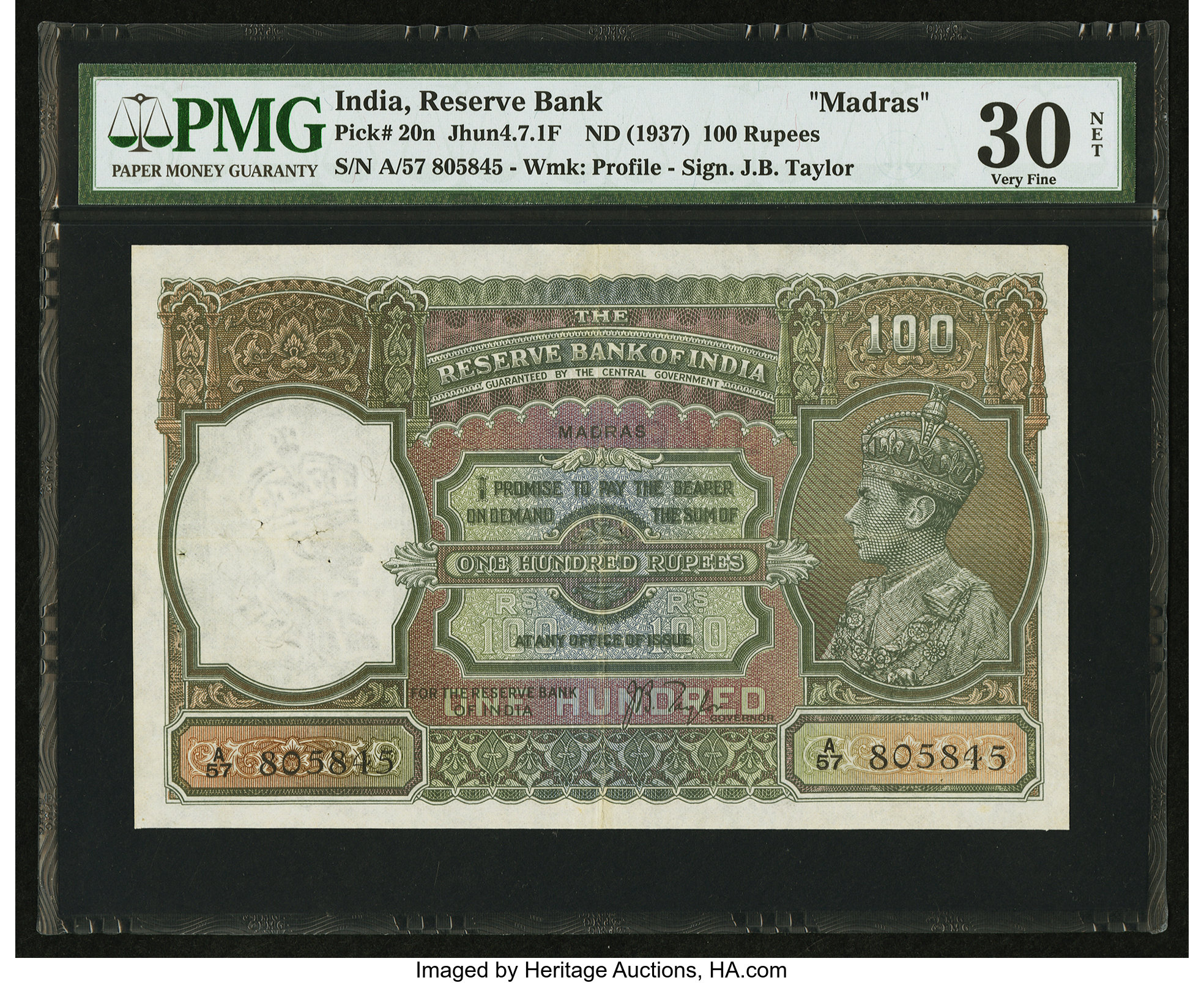 image for: India  100 rupees (B204d3)