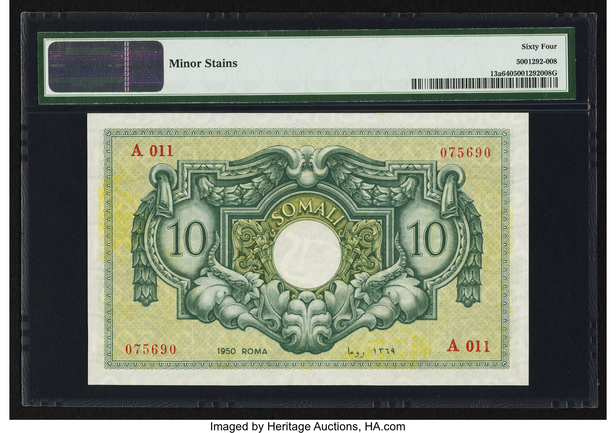 image for: Italian Somaliland  10 somali(B303a)