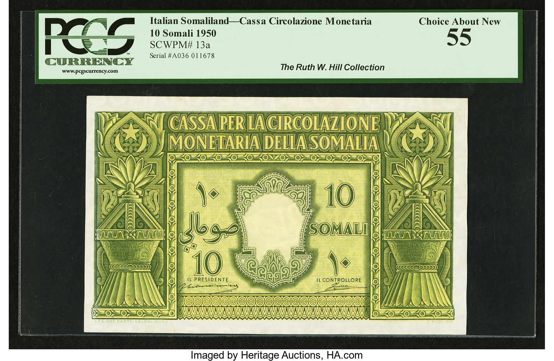 image for: Italian Somaliland  10 somali(B303a)