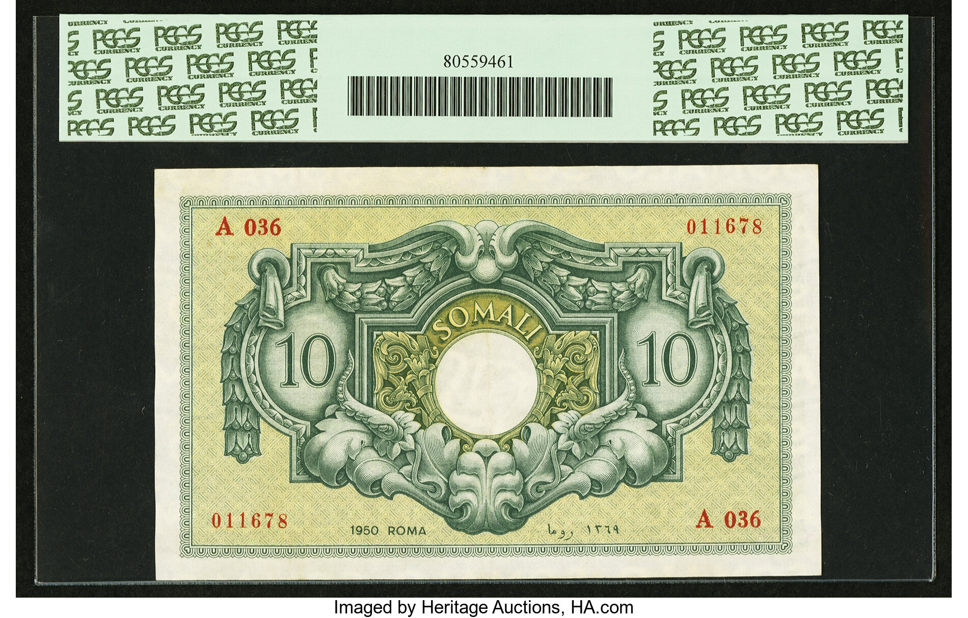 image for: Italian Somaliland  10 somali(B303a)