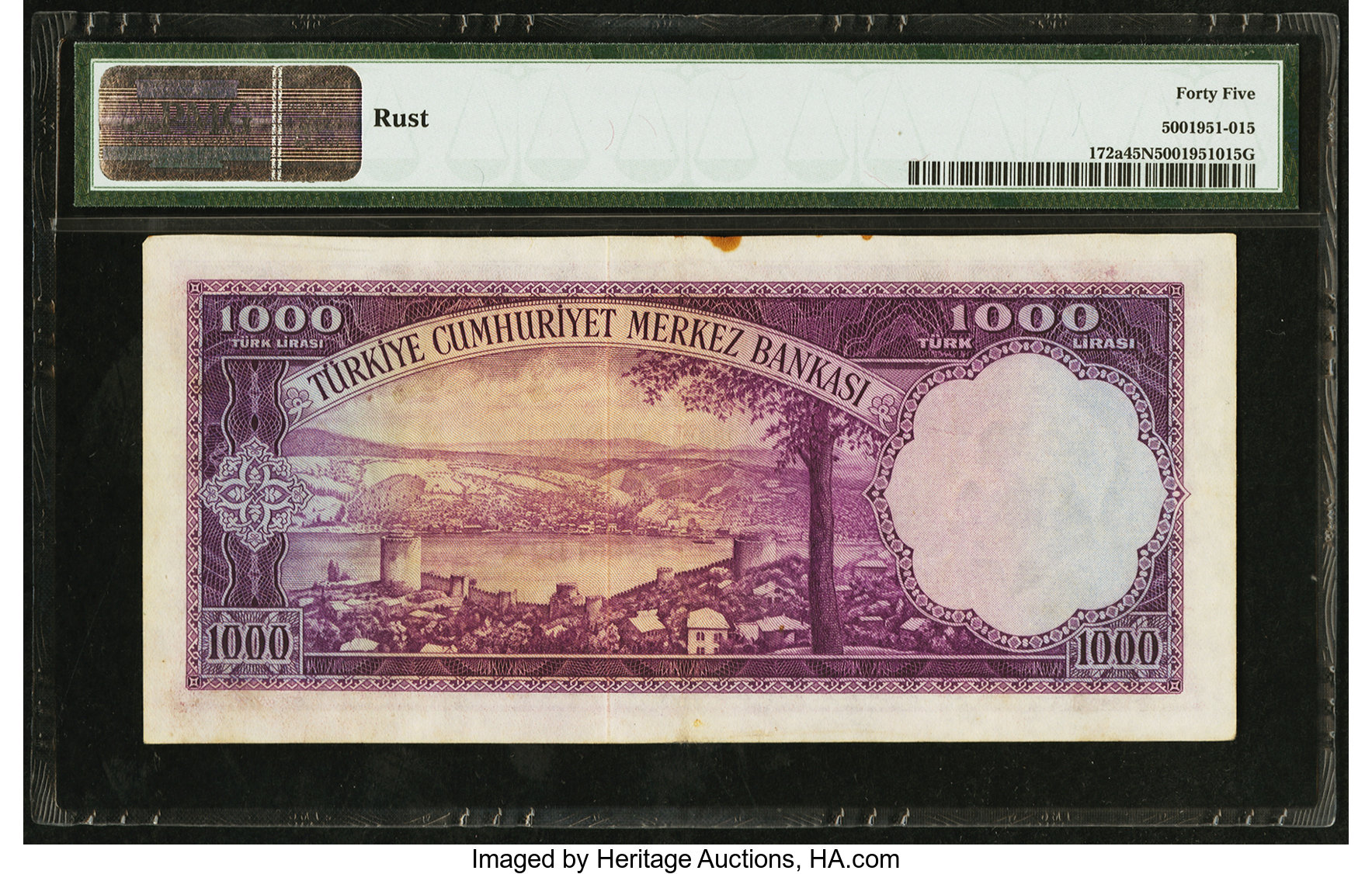 image for: Turkey  1,000 T?rk liras? (B256at)