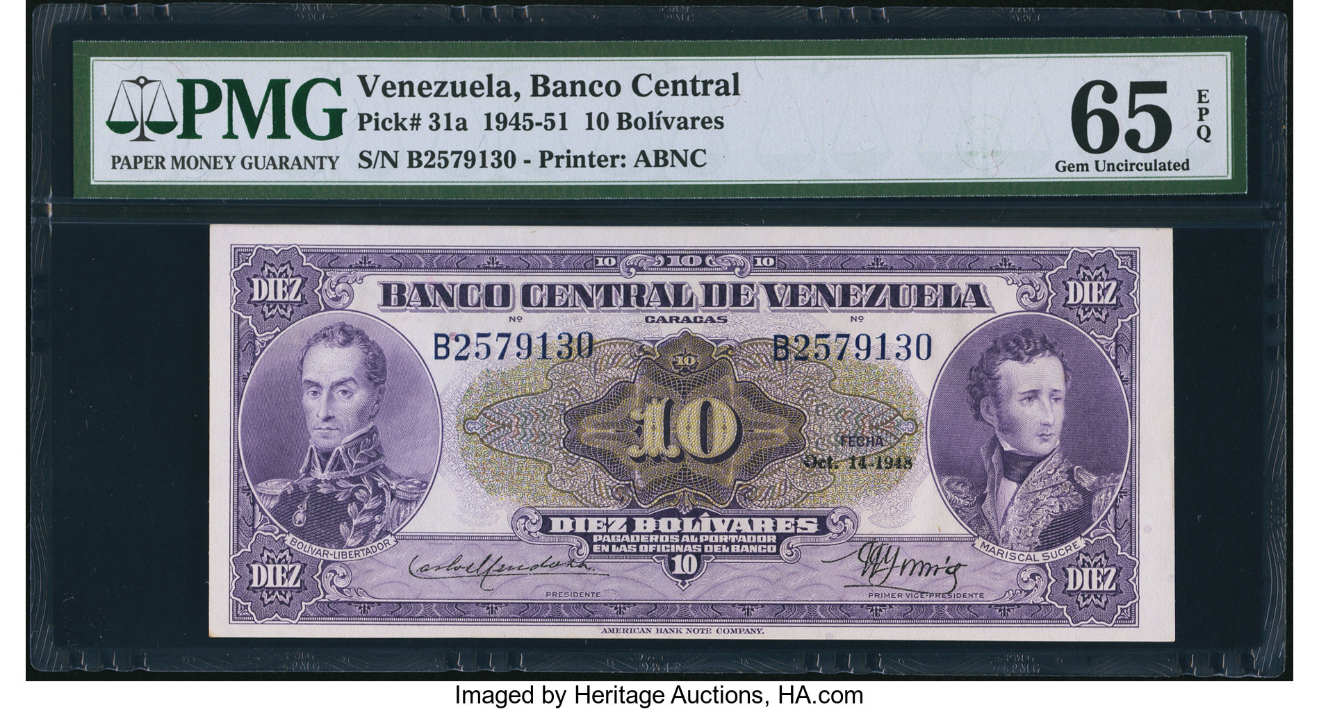 image for: Venezuela  10 bol?vares(B301u)