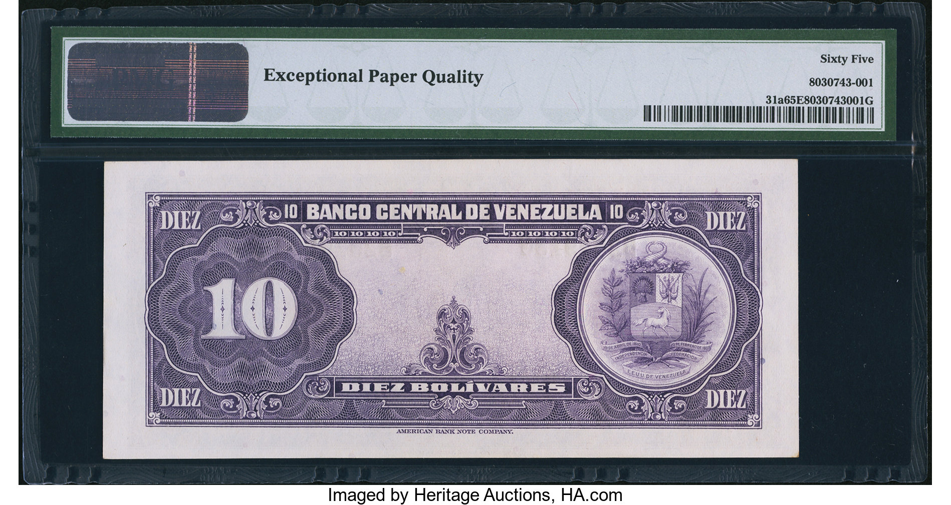 image for: Venezuela  10 bol?vares(B301u)