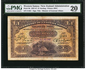 image for: Western Samoa 1 pound(B203c)