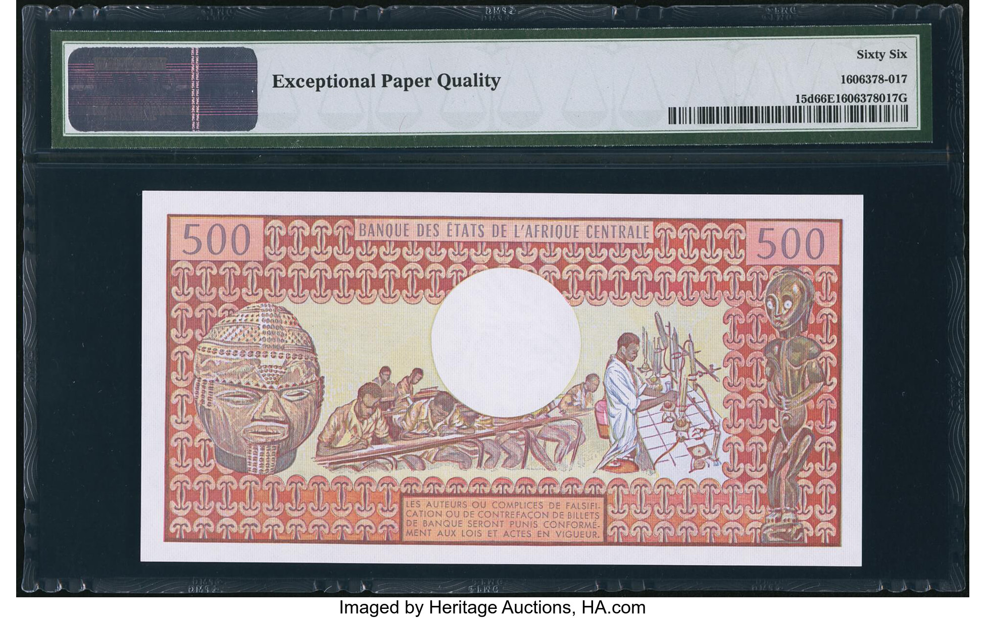 image for: Cameroon  500 francs(B401b)