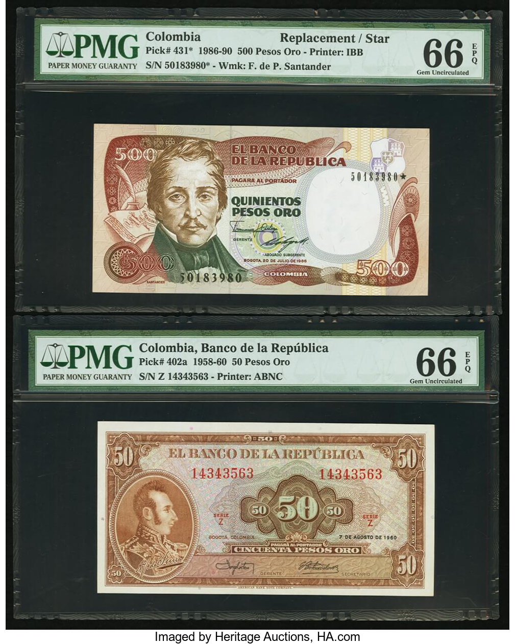 image for: Colombia  50 pesos oro(B943b)