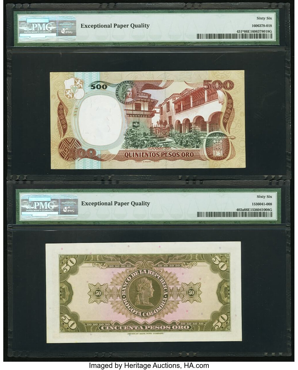 image for: Colombia  50 pesos oro(B943bs)