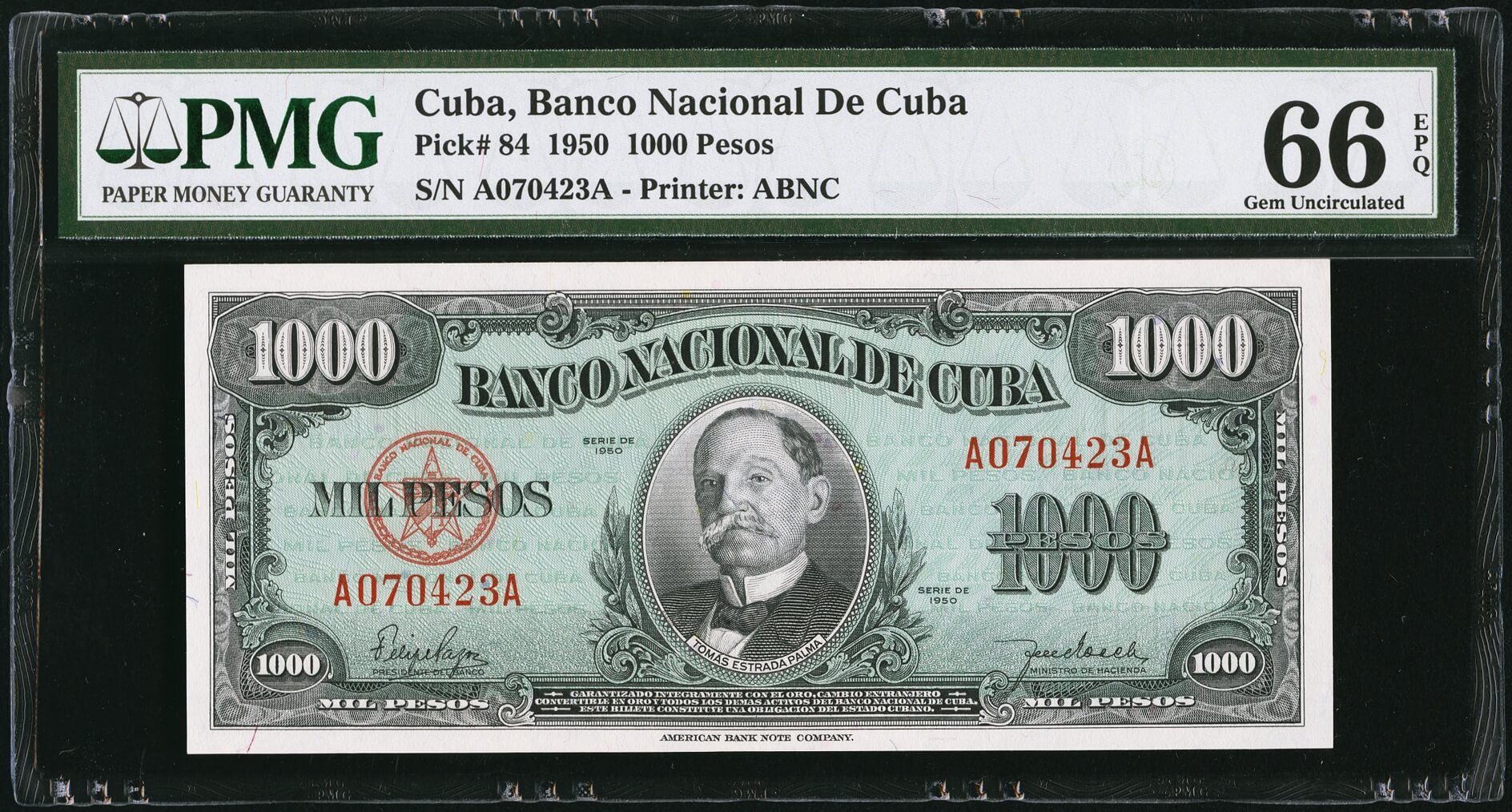 image for: Cuba  1,000 pesos (B808a)
