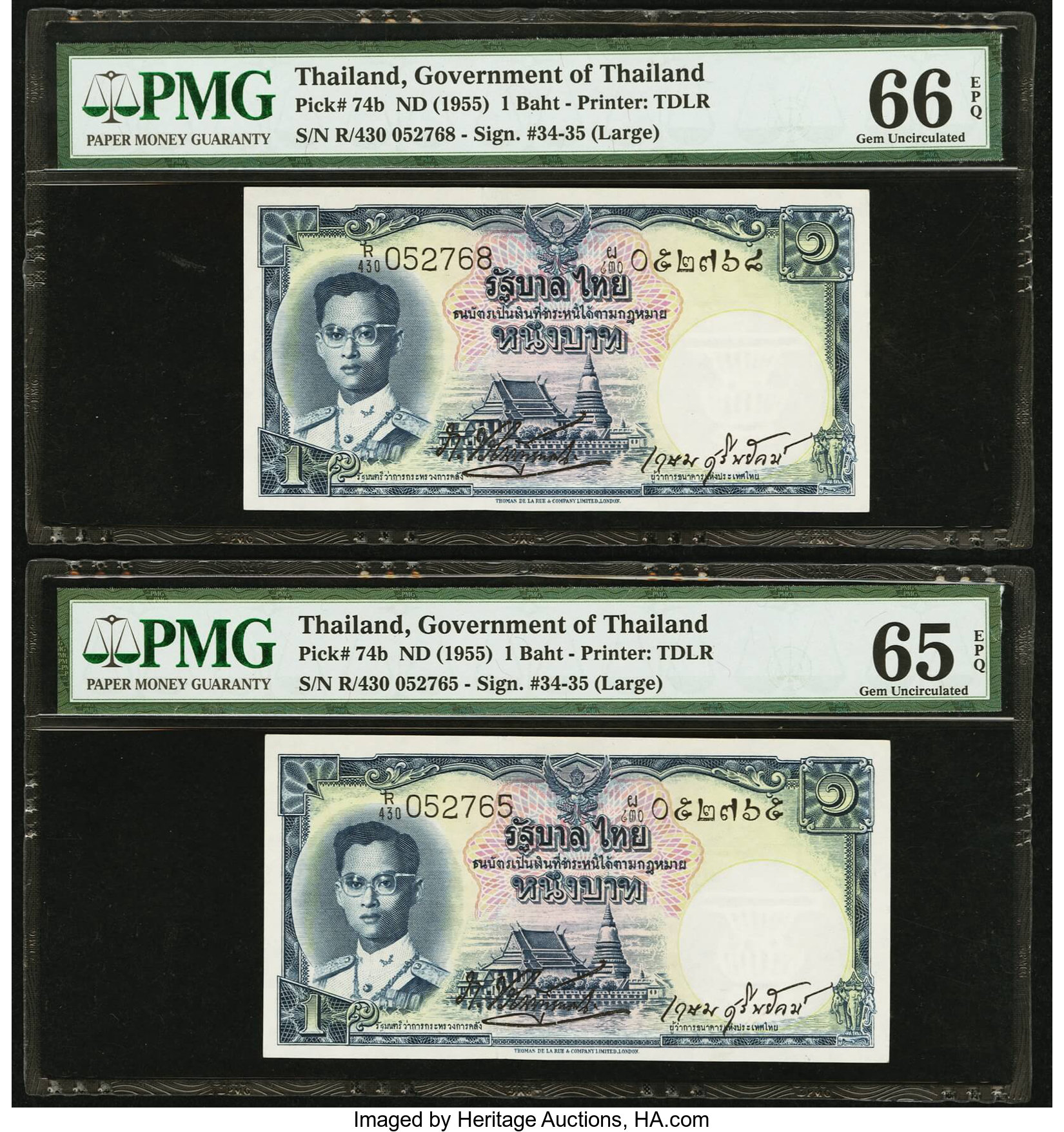 image for: Thailand  1 ??? (baht) (B145d)