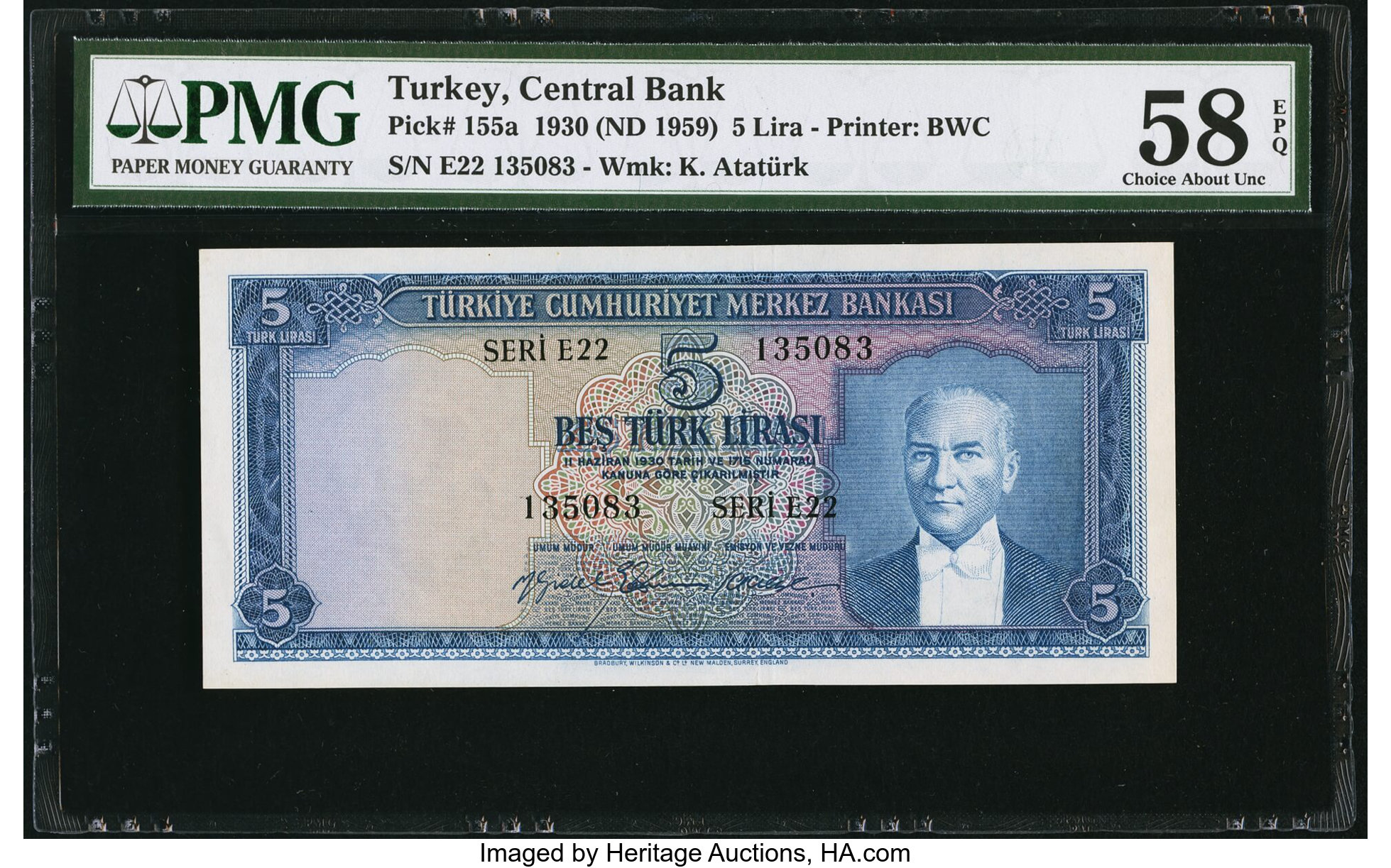 image for: Turkey  5 T?rk liras? (B236a)
