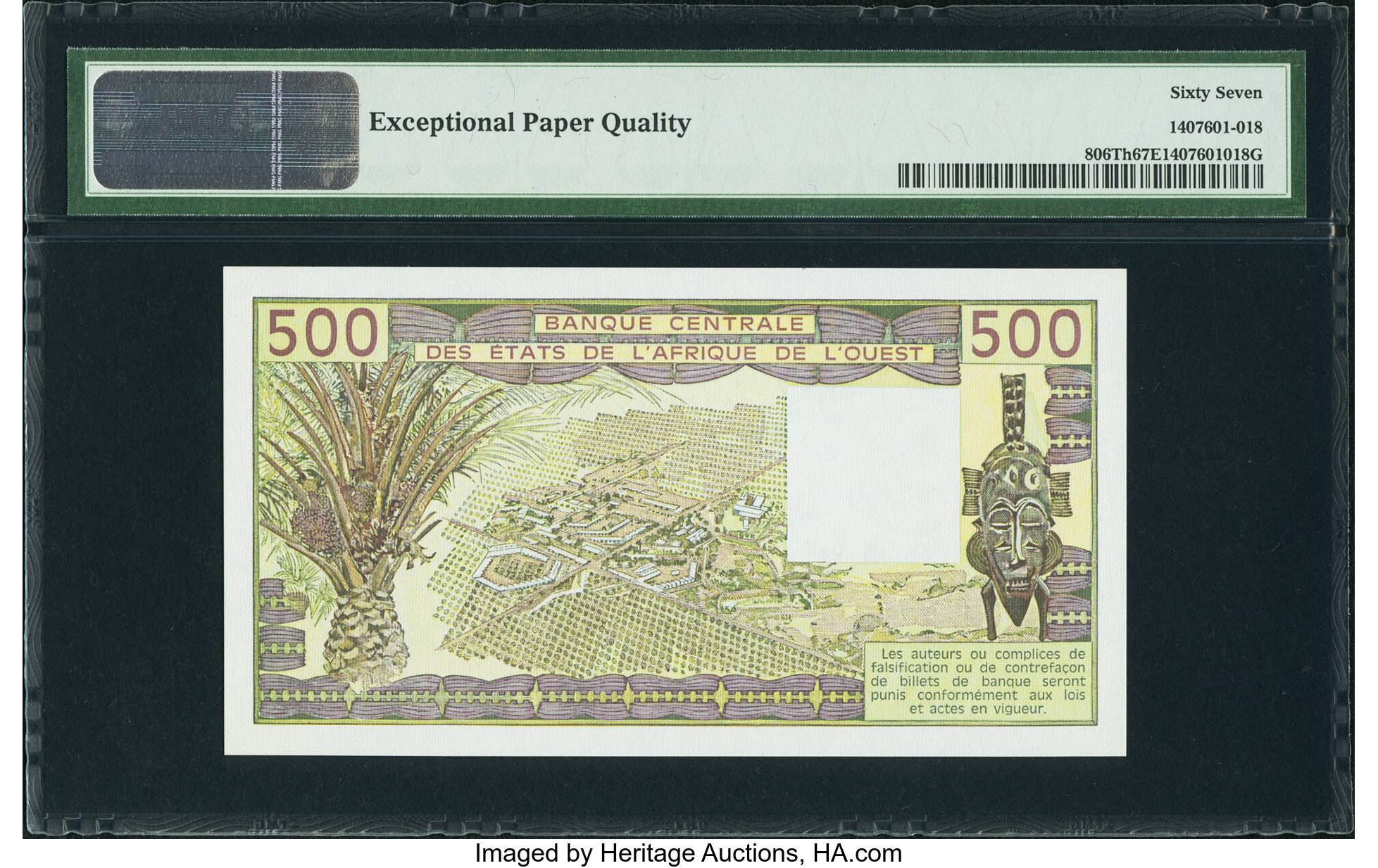 image for: West African States  500 francs (B111Tb2)