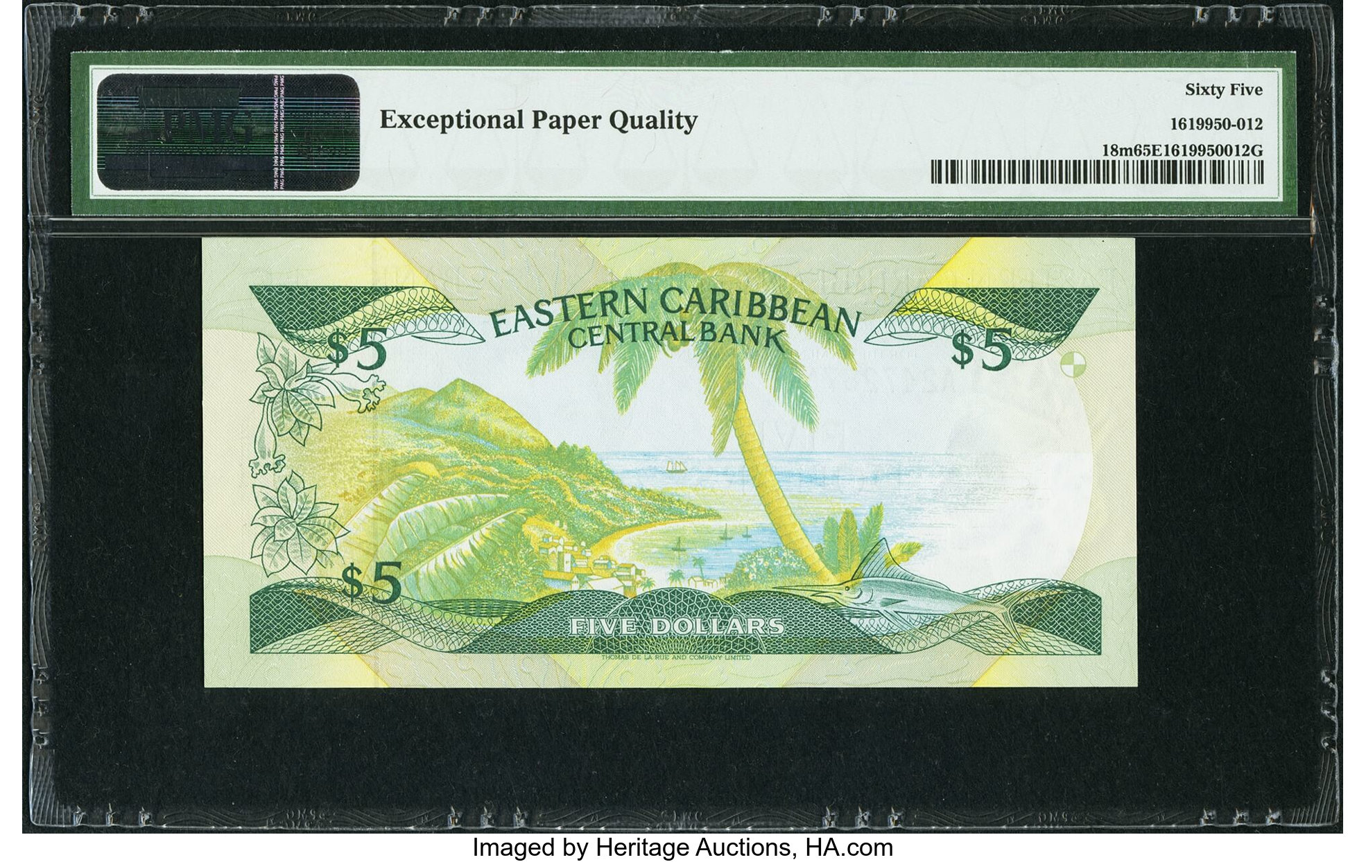 image for: East Caribbean States  5 dollars (B202z)