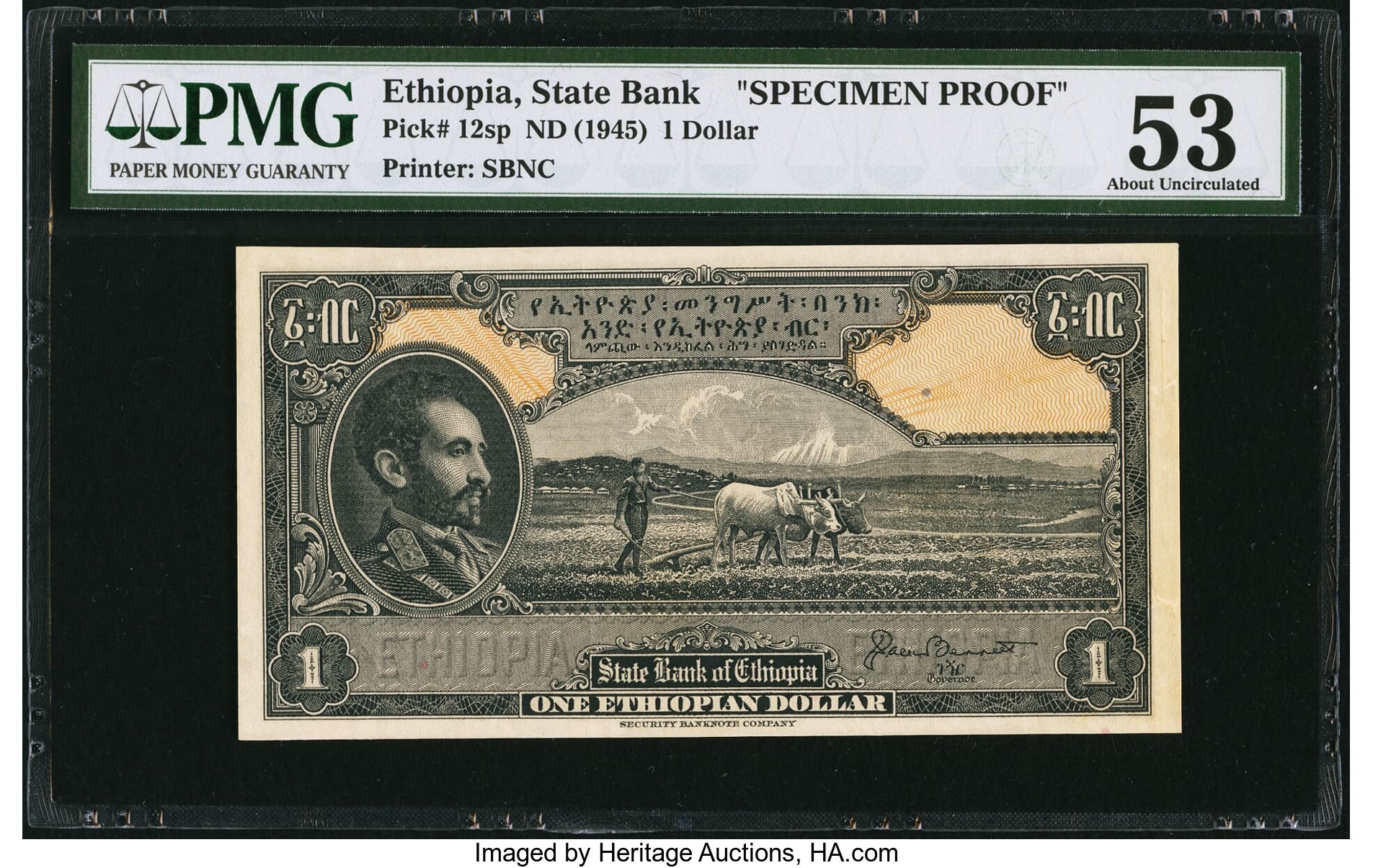 image for: Ethiopia  1 Ethiopian dollar(B201c)