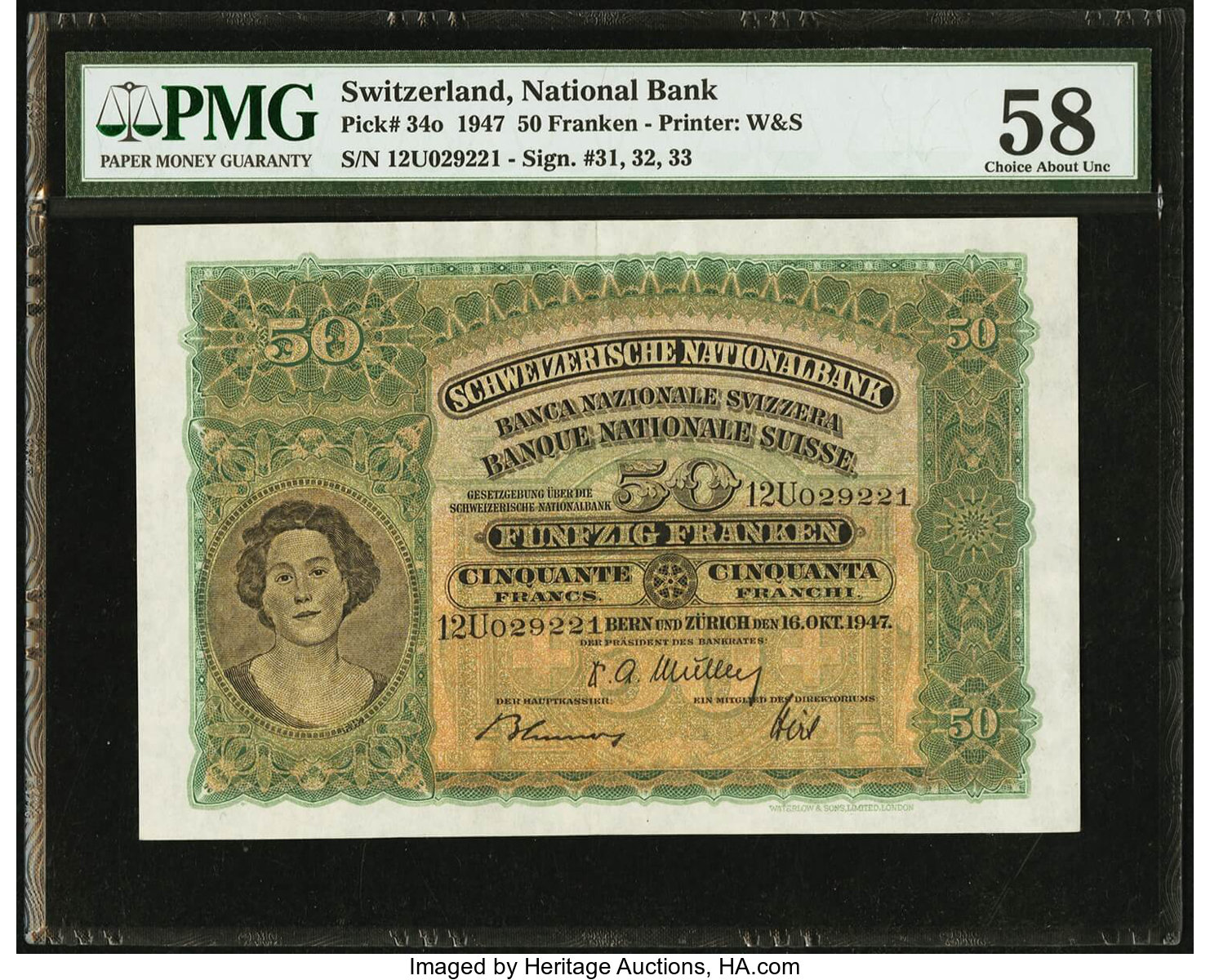 image for: Switzerland  50 francs(B312m)