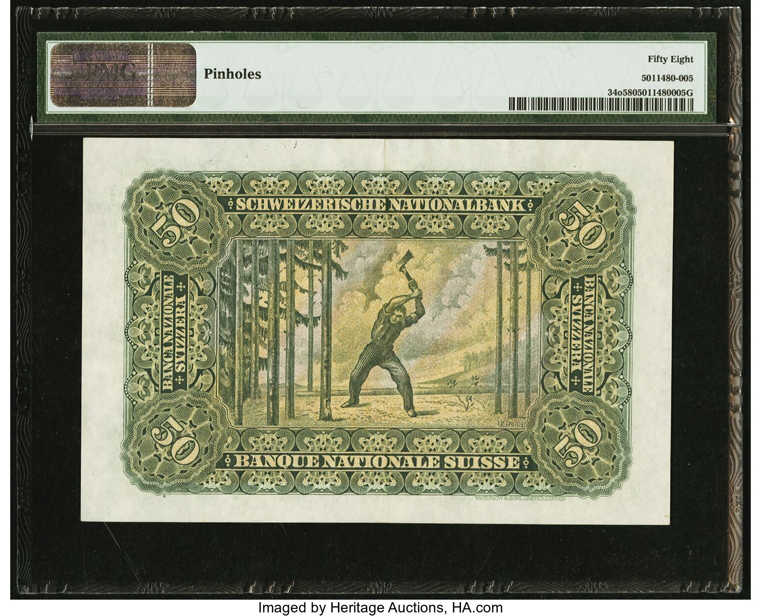 image for: Switzerland  50 francs(B312p)
