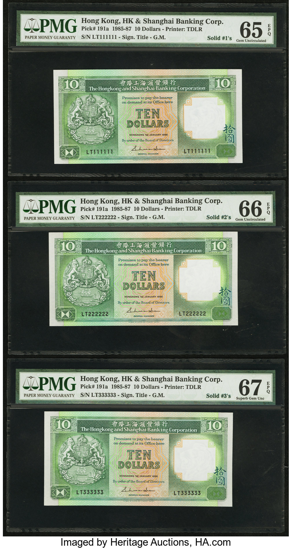 image for: Hong Kong  10 dollars (B672f)