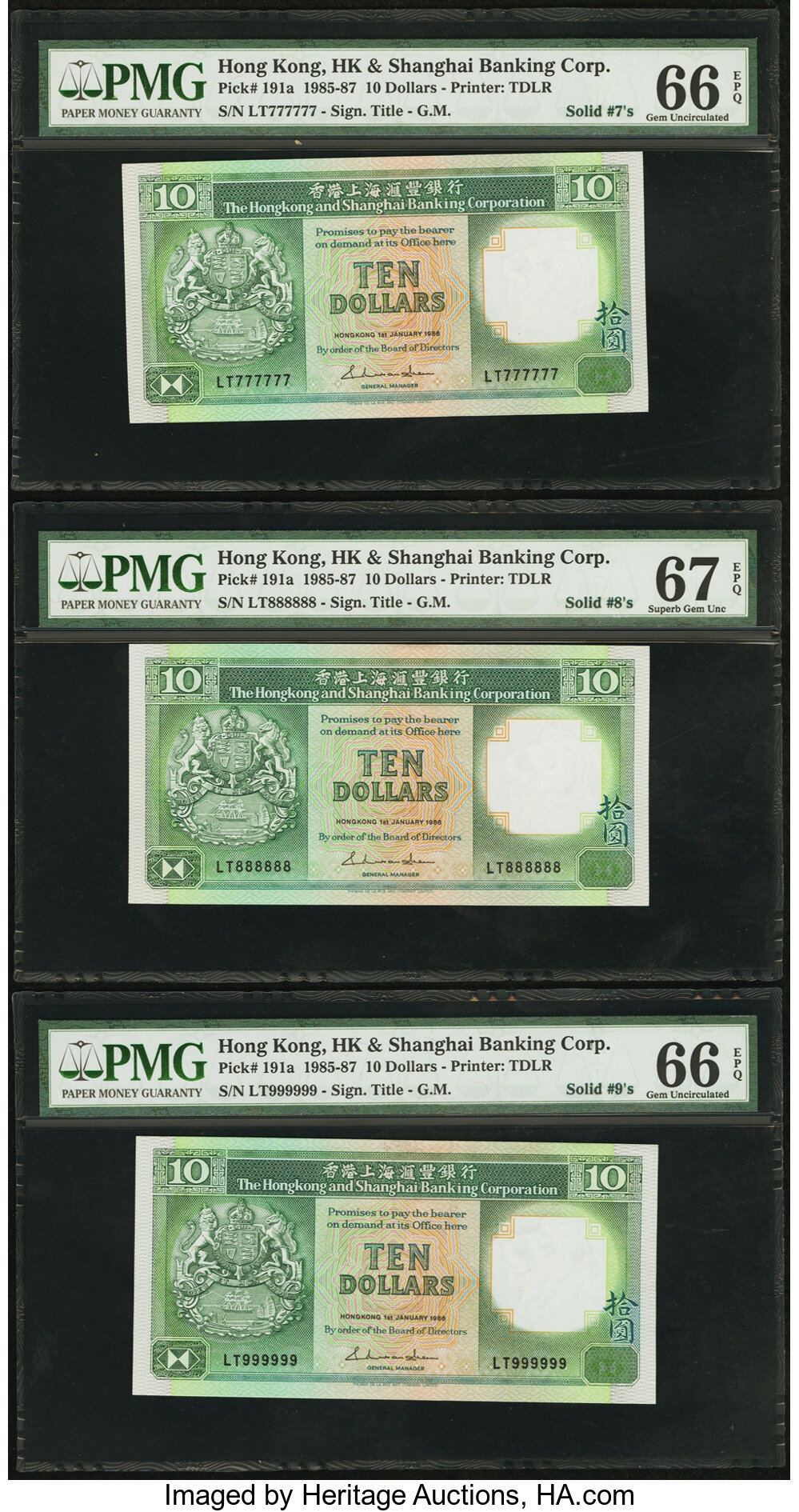 image for: Hong Kong  10 dollars (B672b)