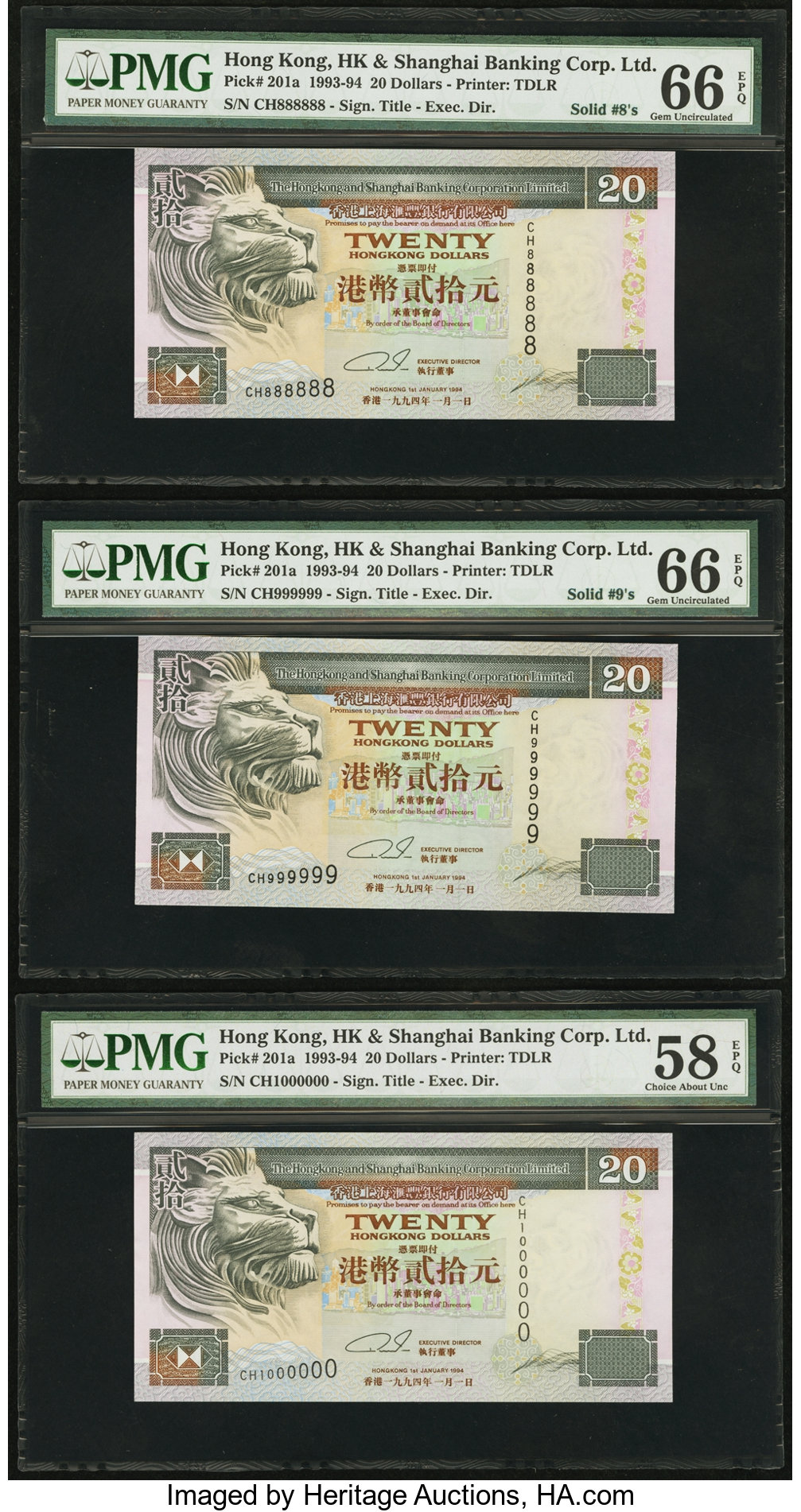 image for: Hong Kong  20 dollars (B681k)