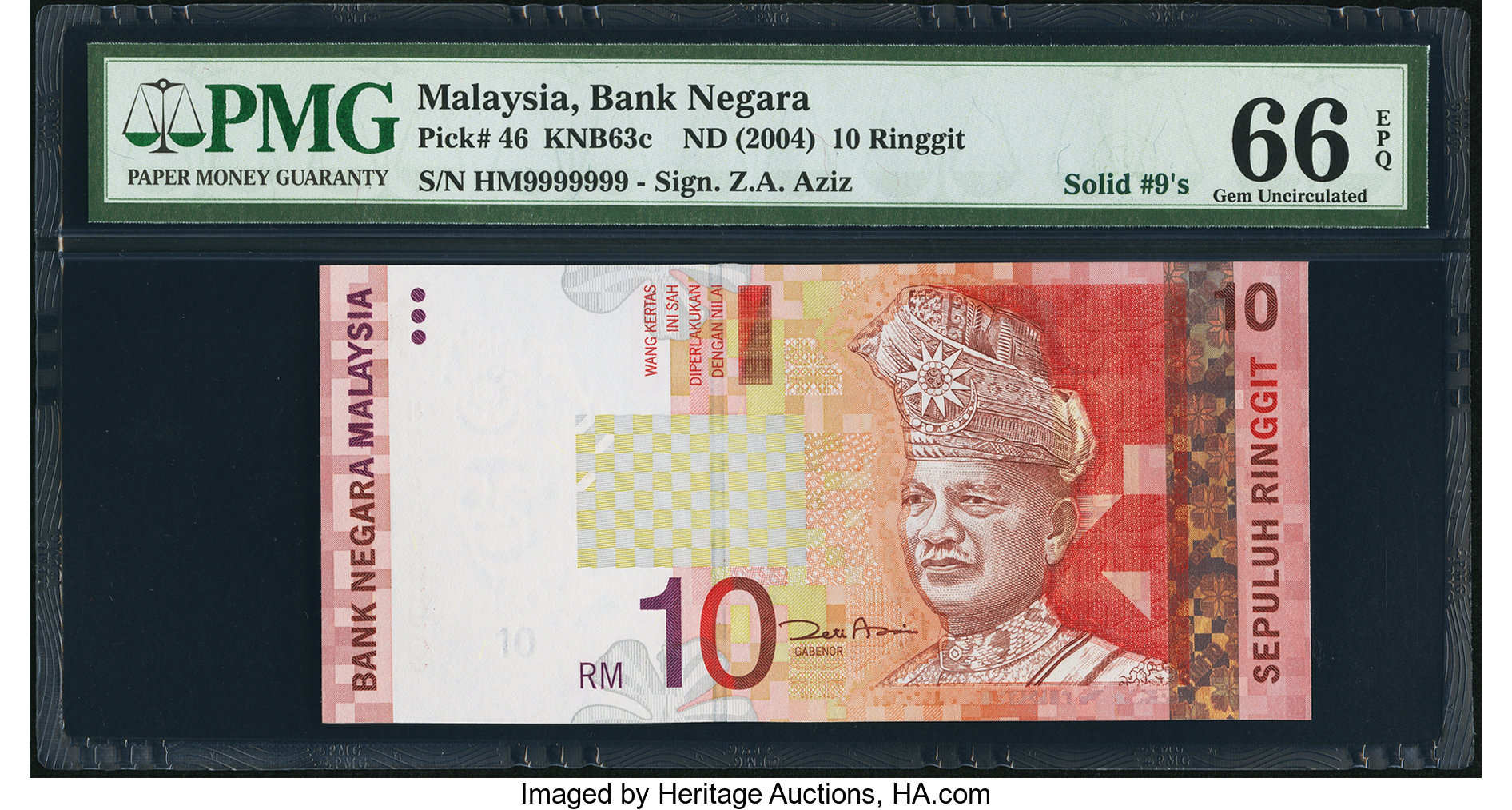 image for: Malaysia  10 ringgit (B146a)