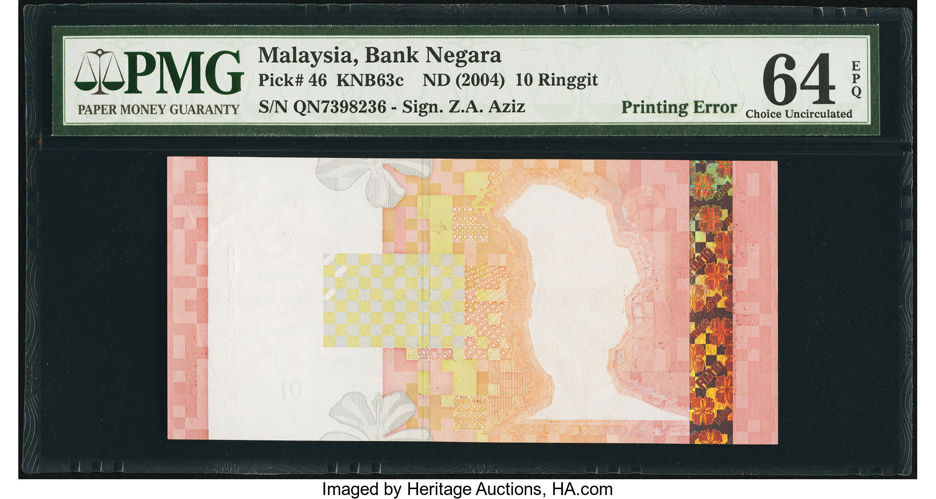 image for: Malaysia  10 ringgit (B146a)